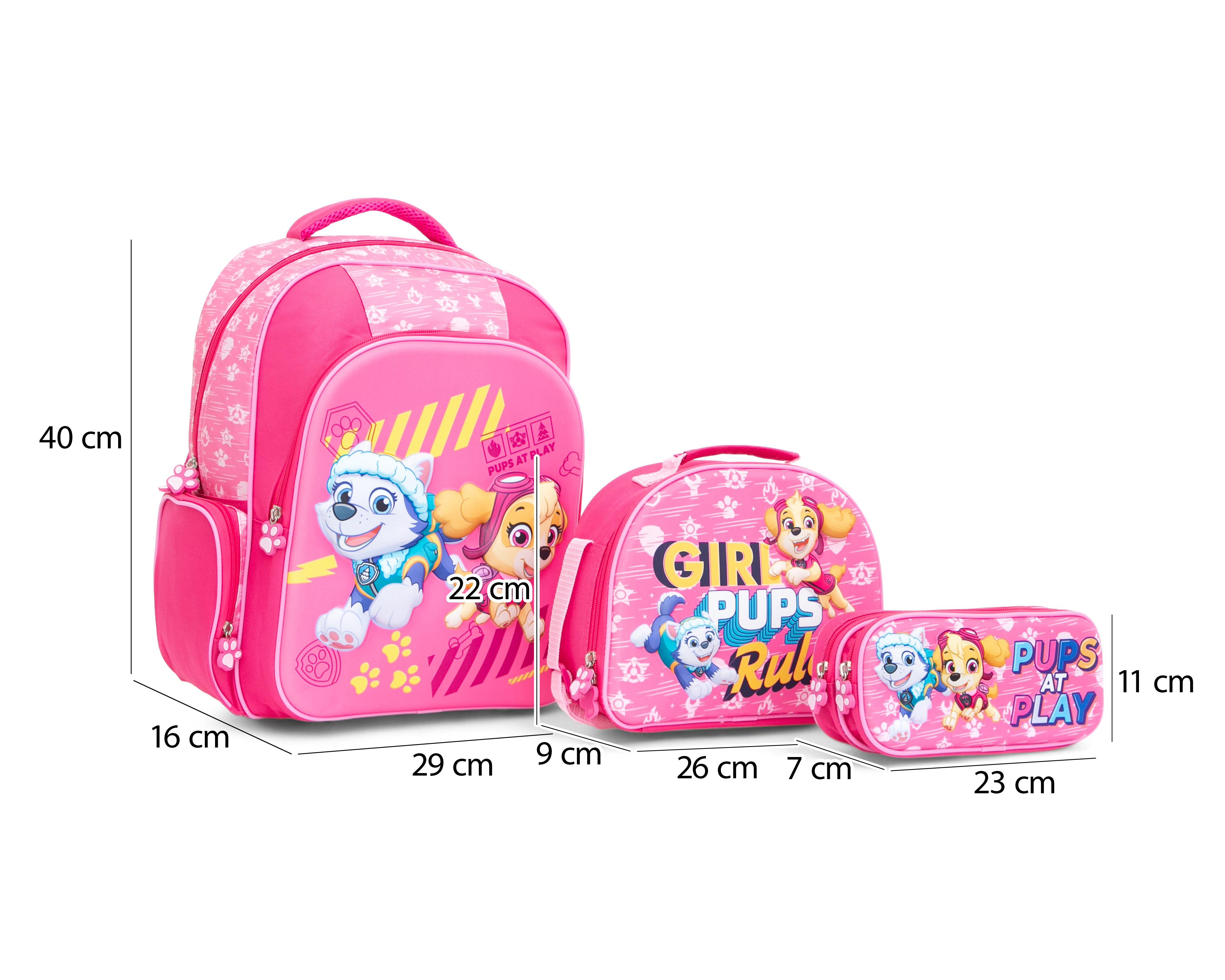 Foto 7 | Mochila Escolar Paw Patrol con Lonchera y Lapicera