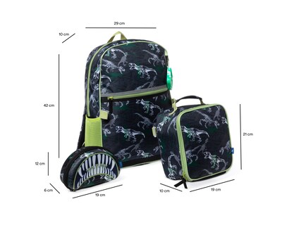 Foto 7 | Mochila Escolar Refill con Lonchera y Lapicera