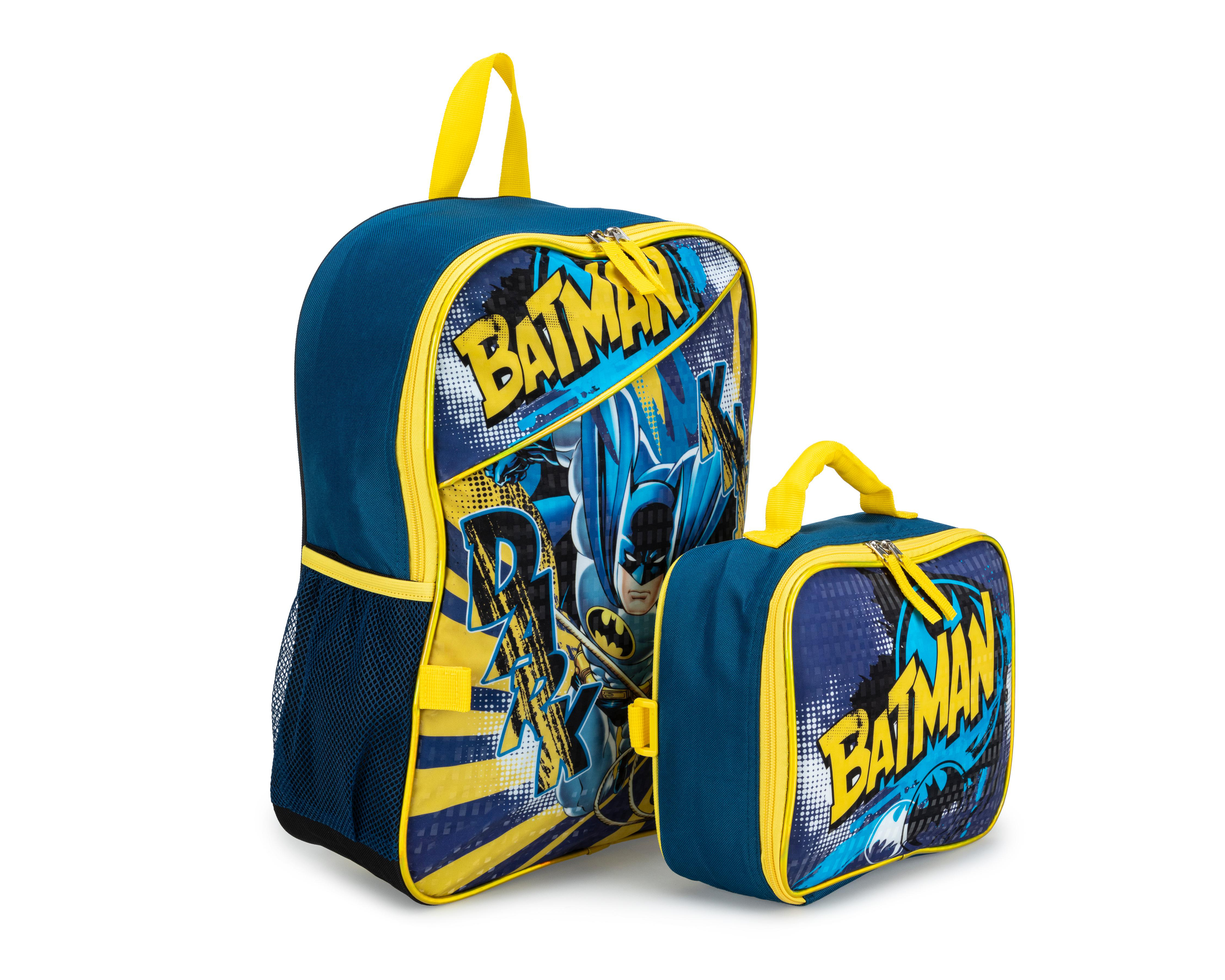 Foto 3 pulgar | Mochila Escolar Batman con Lonchera
