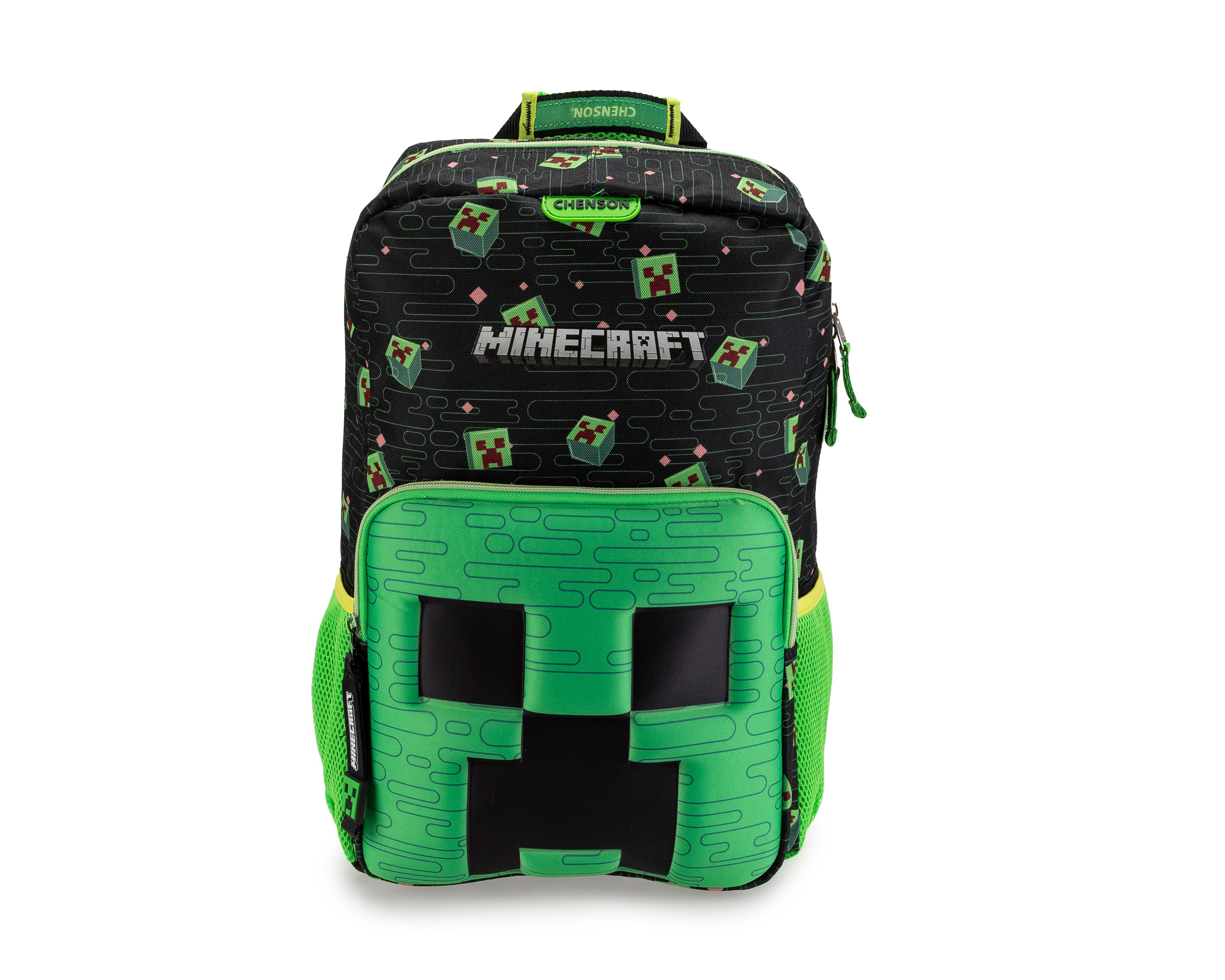 Foto 2 pulgar | Mochila Chenson Minecraft Negra