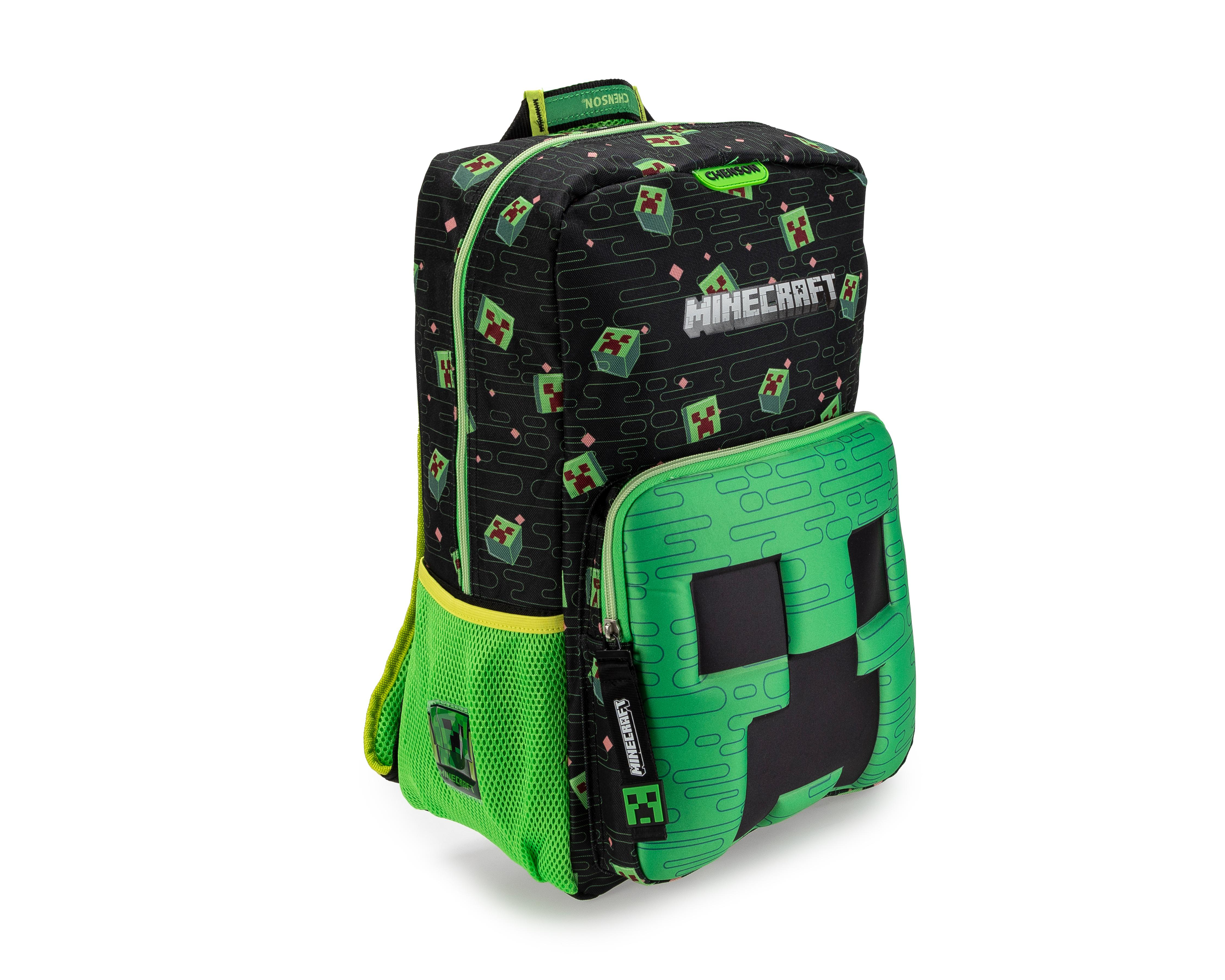 Foto 3 pulgar | Mochila Chenson Minecraft Negra