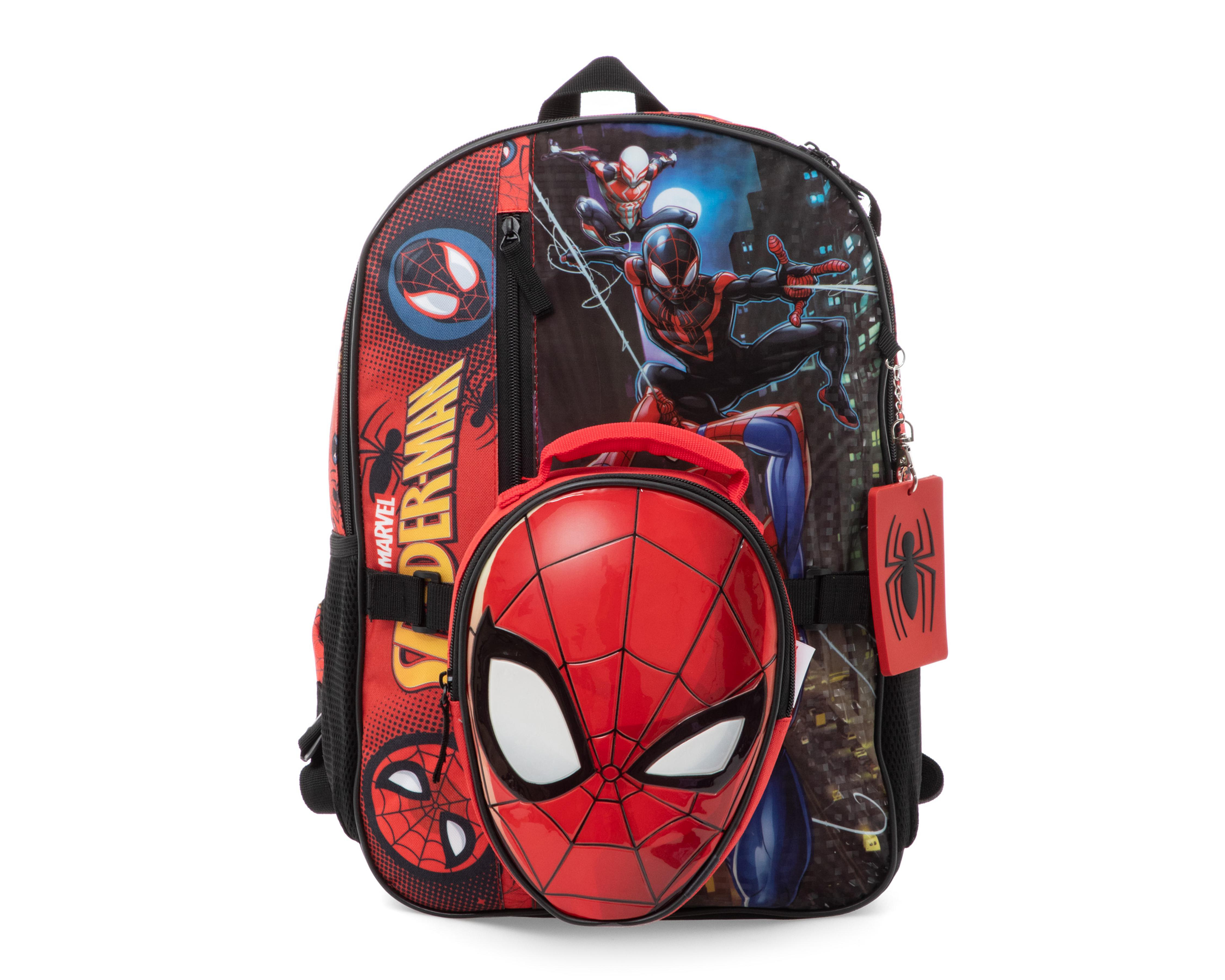 Foto 3 pulgar | Mochila Marvel Spider-Man con Lonchera y Lapicera