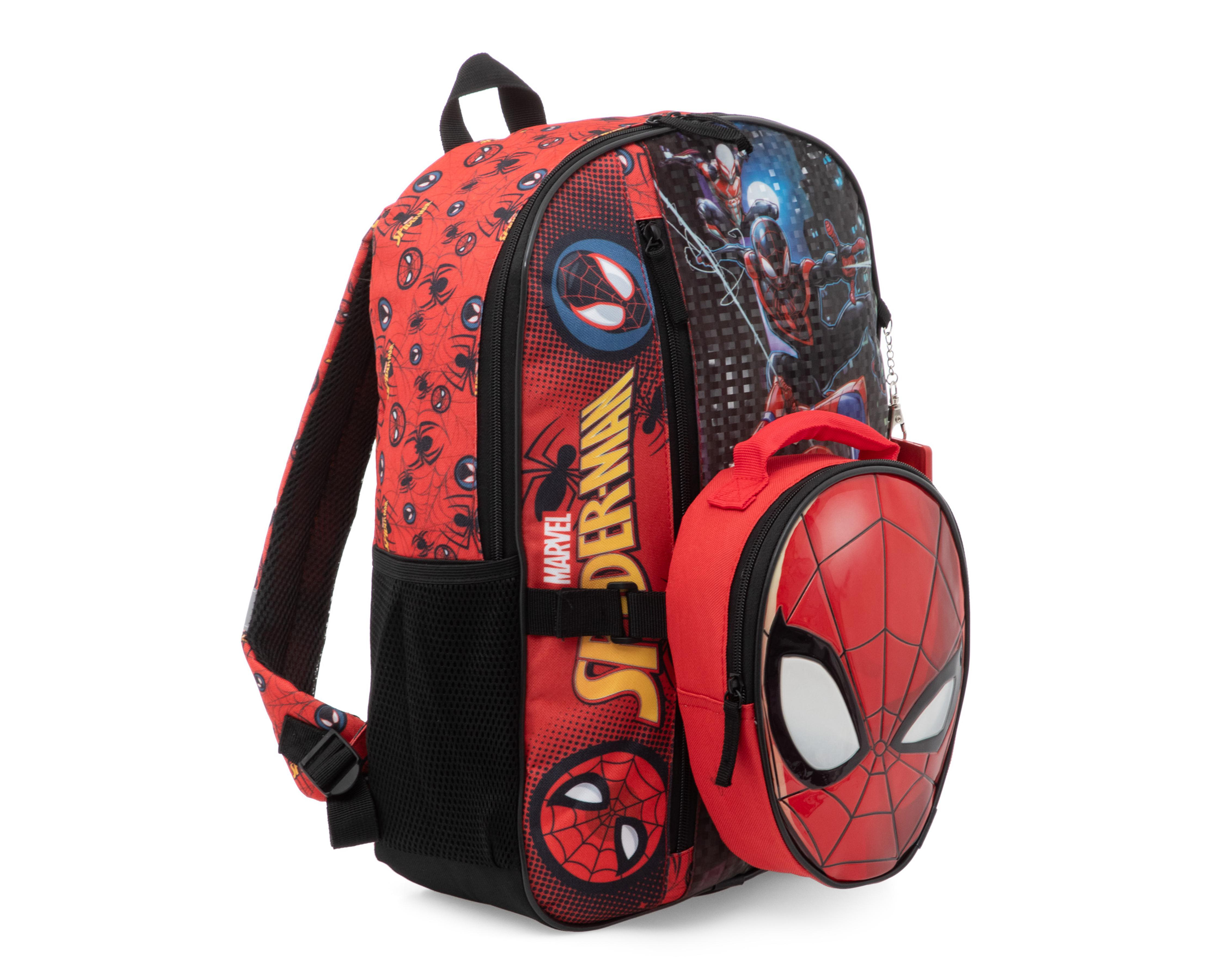 Foto 4 pulgar | Mochila Marvel Spider-Man con Lonchera y Lapicera