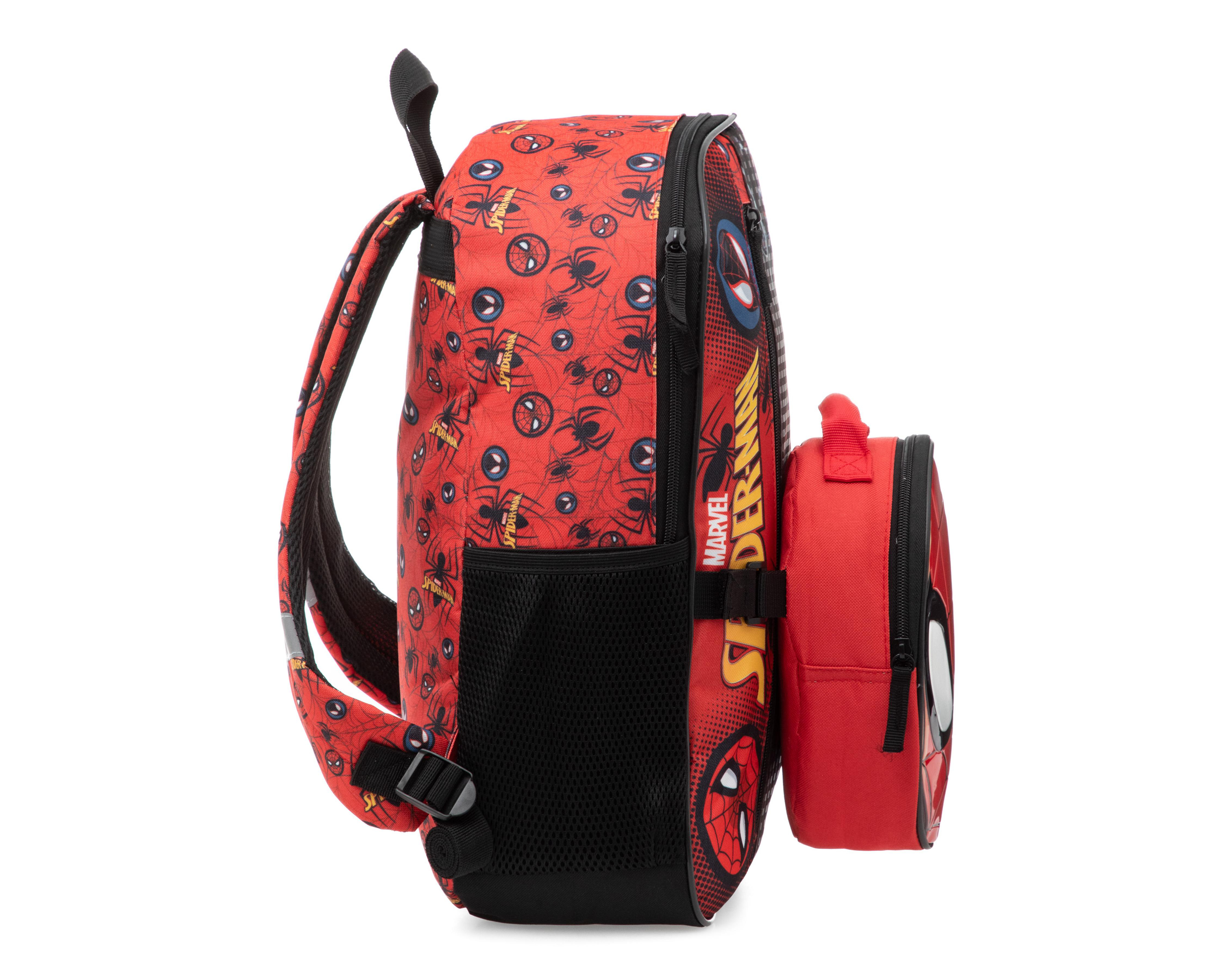 Foto 4 | Mochila Marvel Spider-Man con Lonchera y Lapicera