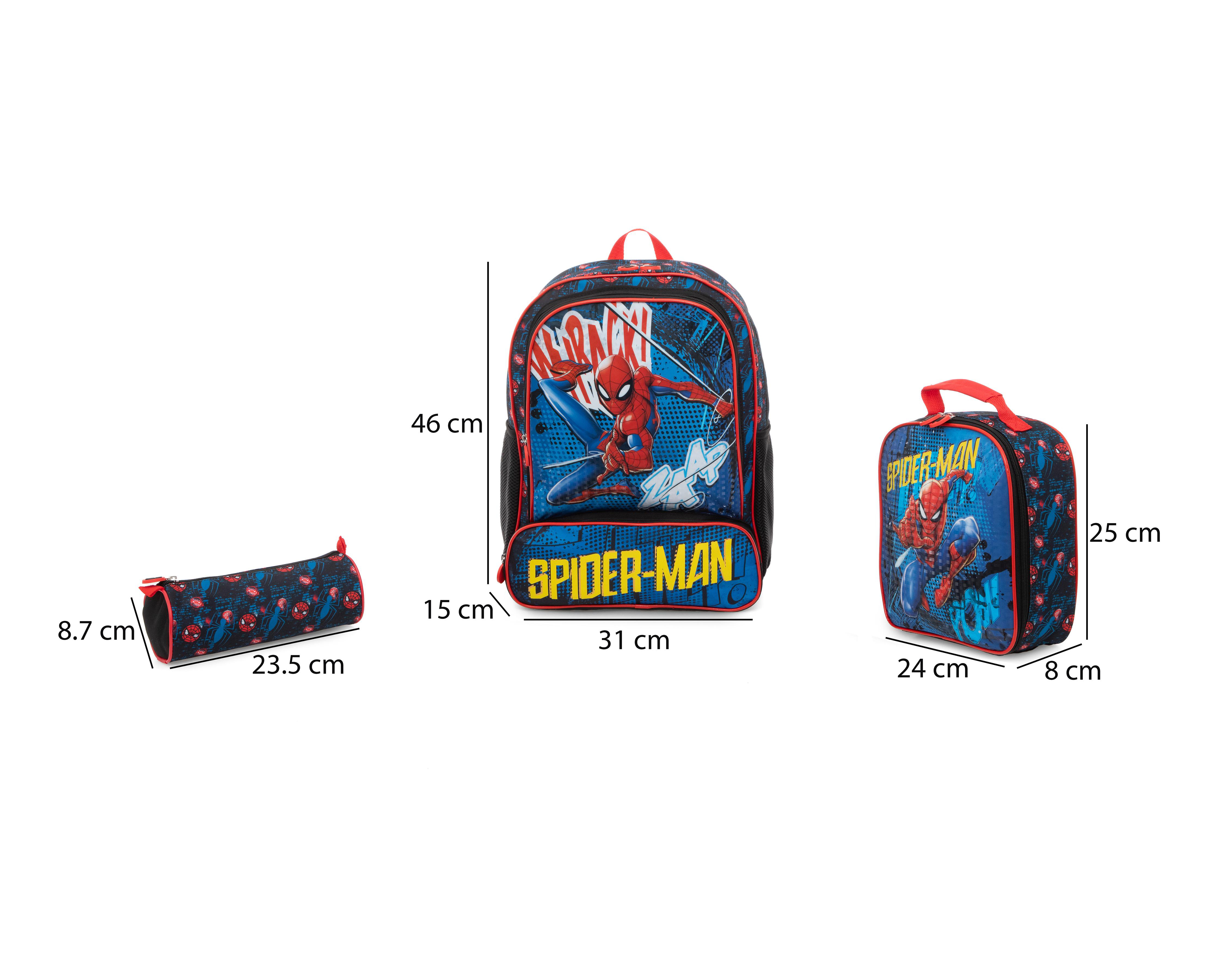 Foto 9 pulgar | Mochila Escolar Marvel Spider-Man con Lonchera