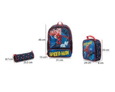 Foto 8 | Mochila Escolar Marvel Spider-Man con Lonchera