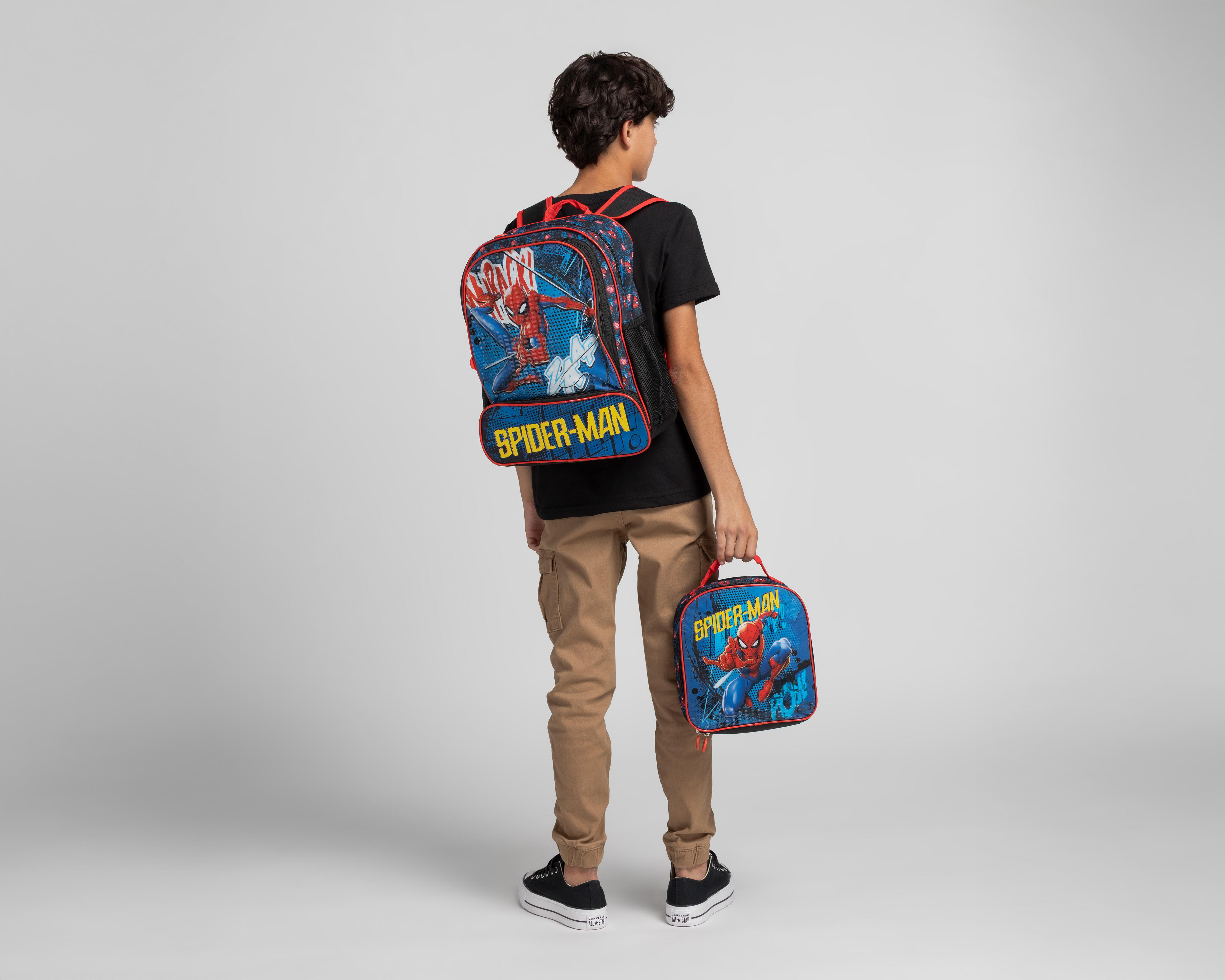 Foto 10 pulgar | Mochila Escolar Marvel Spider-Man con Lonchera