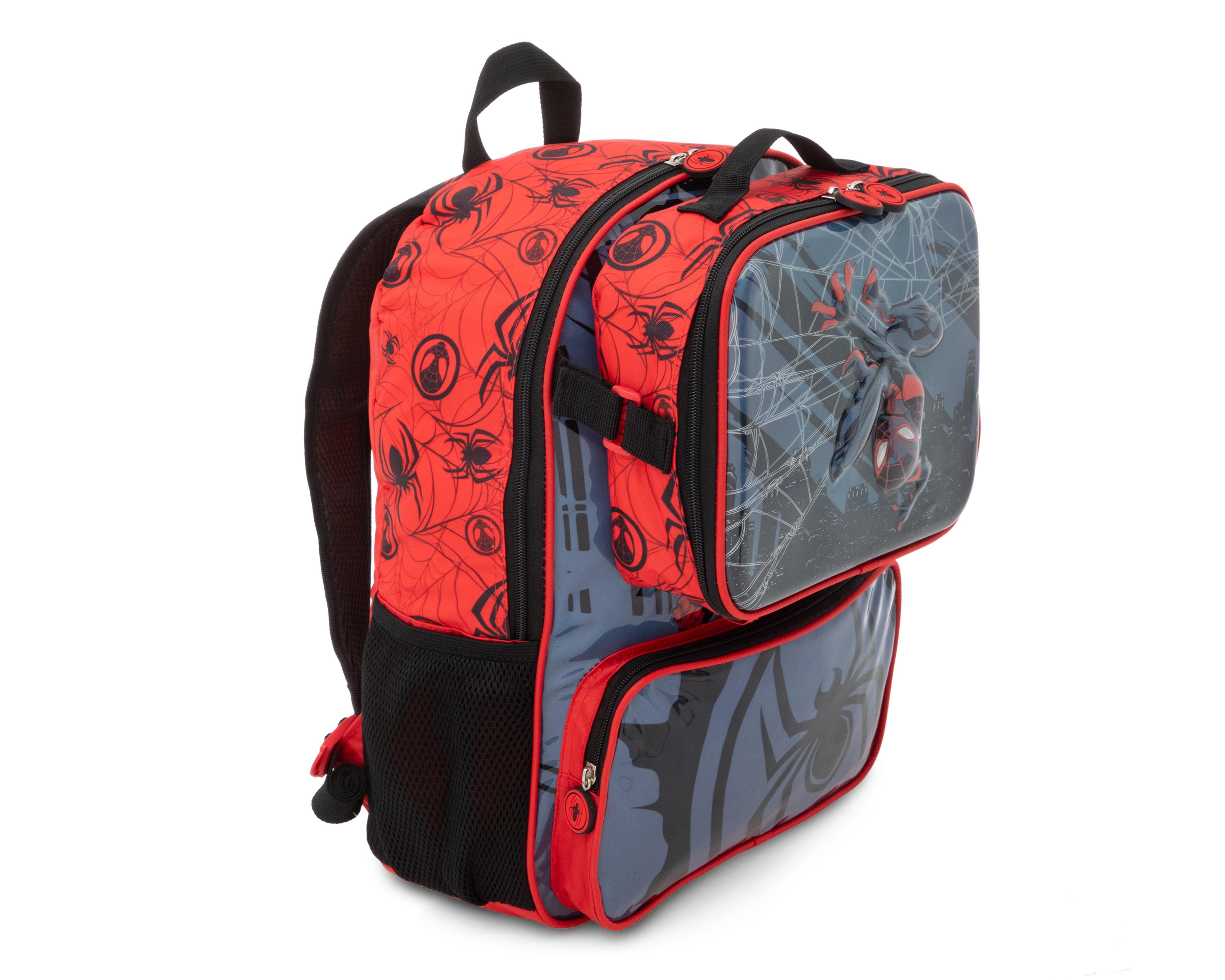 Foto 4 pulgar | Mochila Marvel Spider-Man con Lonchera