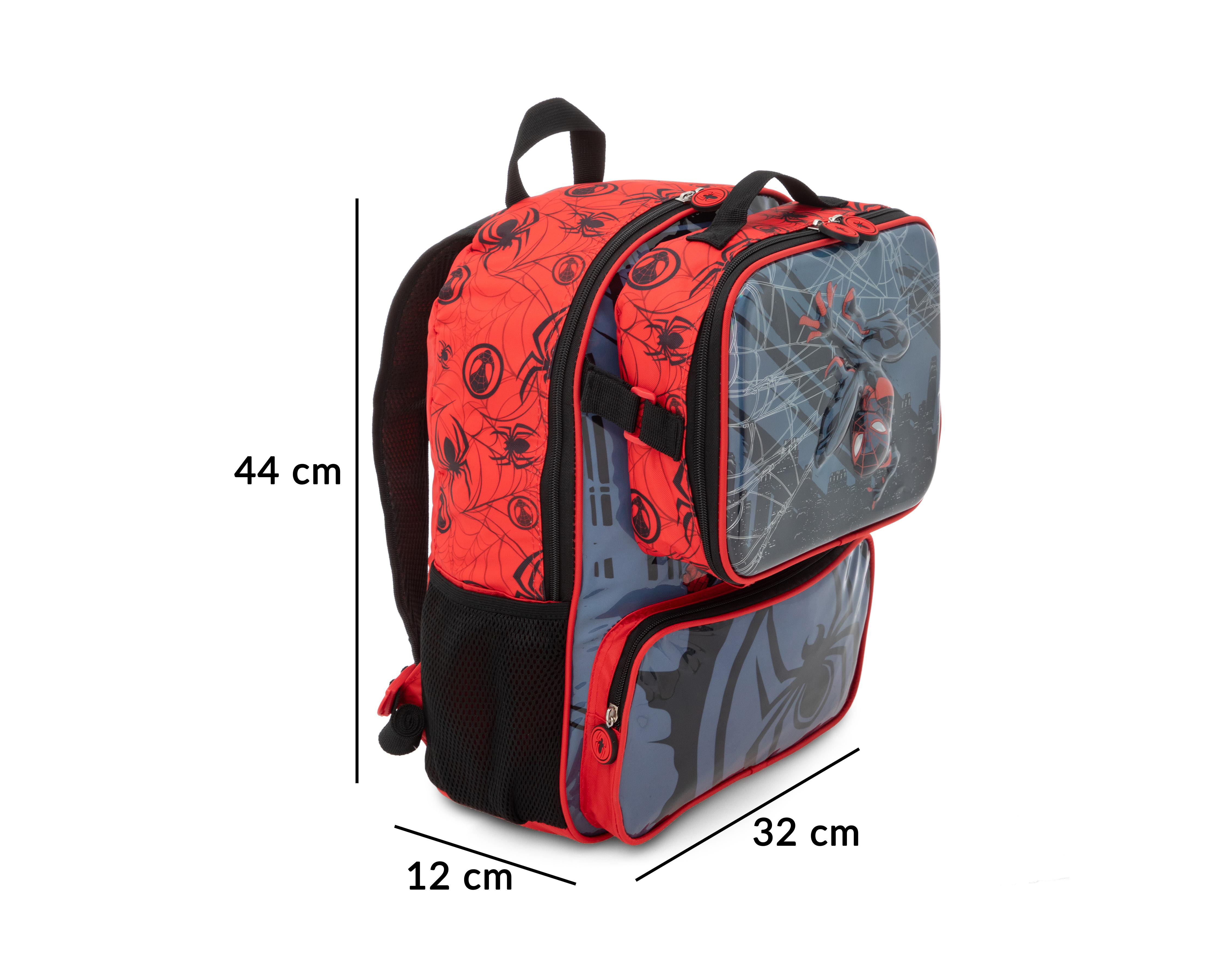 Foto 9 pulgar | Mochila Marvel Spider-Man con Lonchera