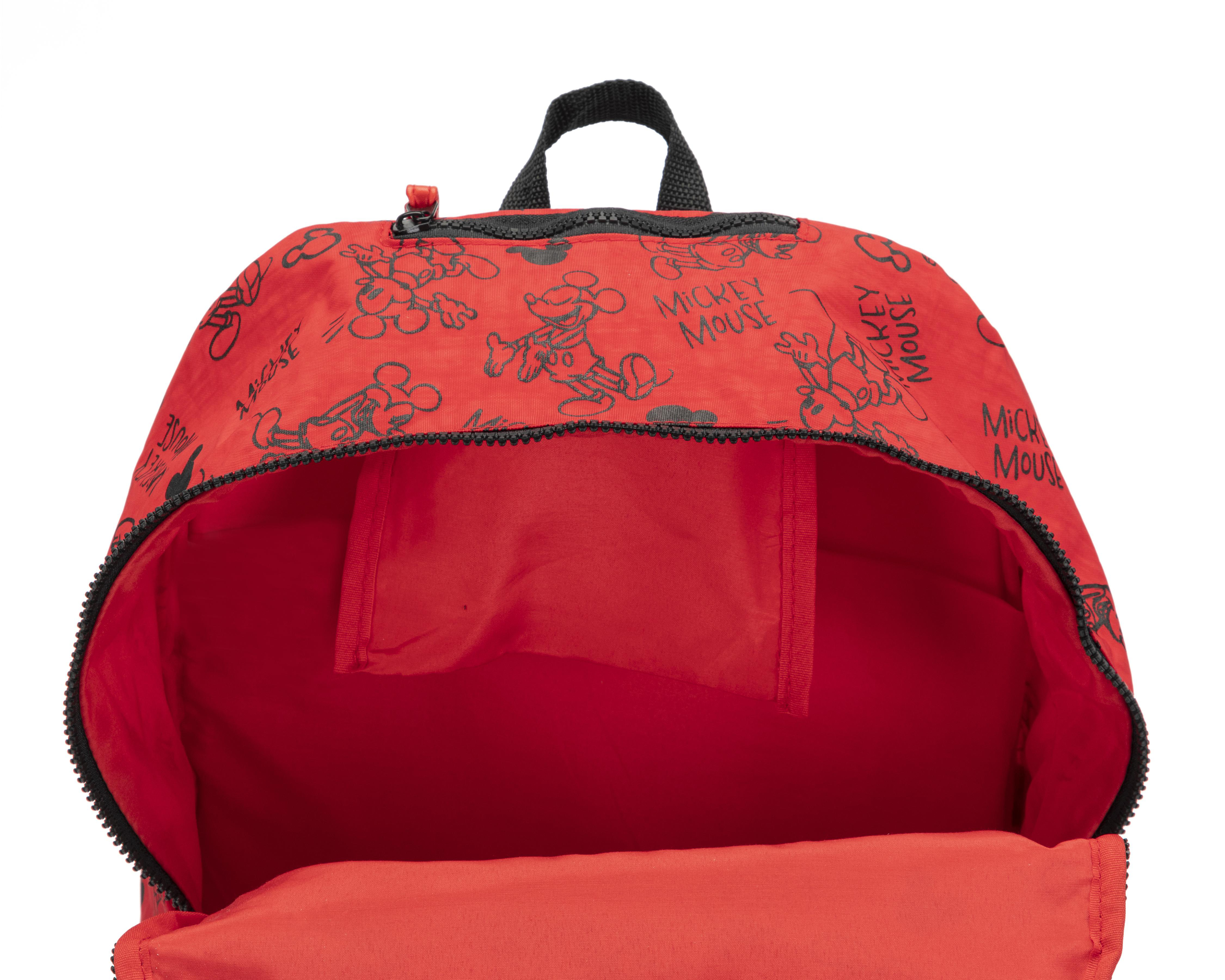 Foto 7 pulgar | Mochila Disney Mickey Mouse Roja