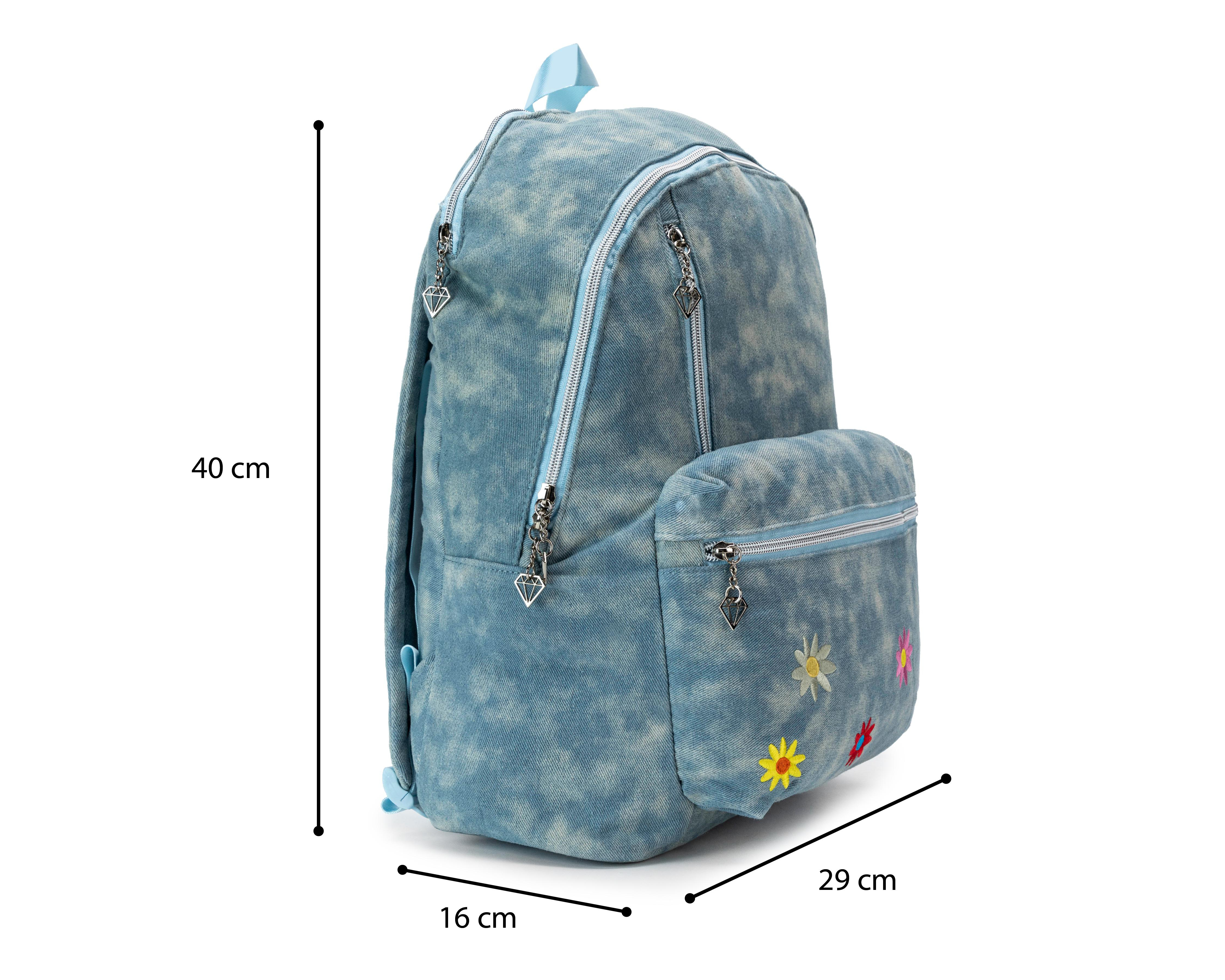 Foto 7 | Mochila Escolar Thinner Azul