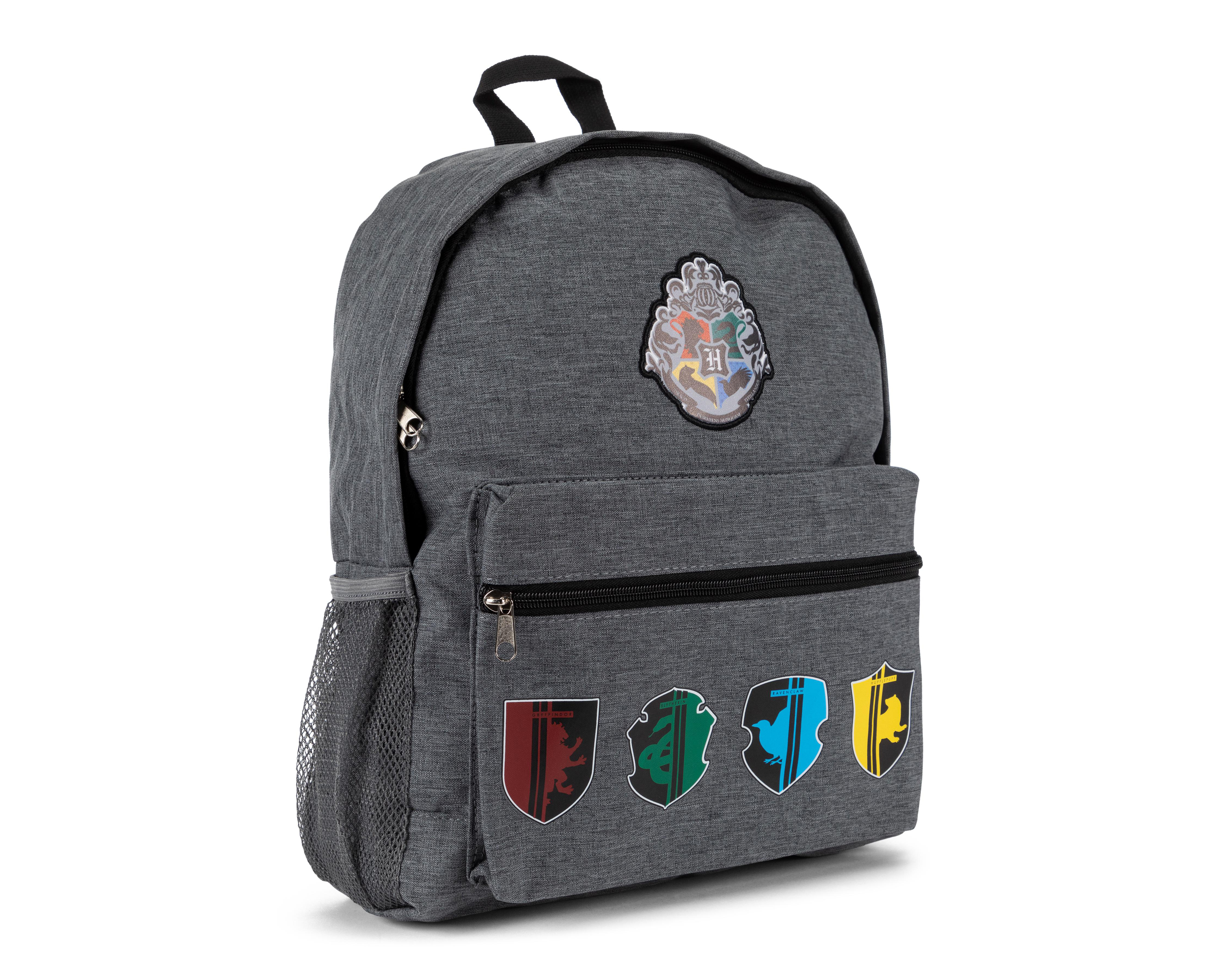 Foto 3 pulgar | Mochila Escolar Harry Potter Gris