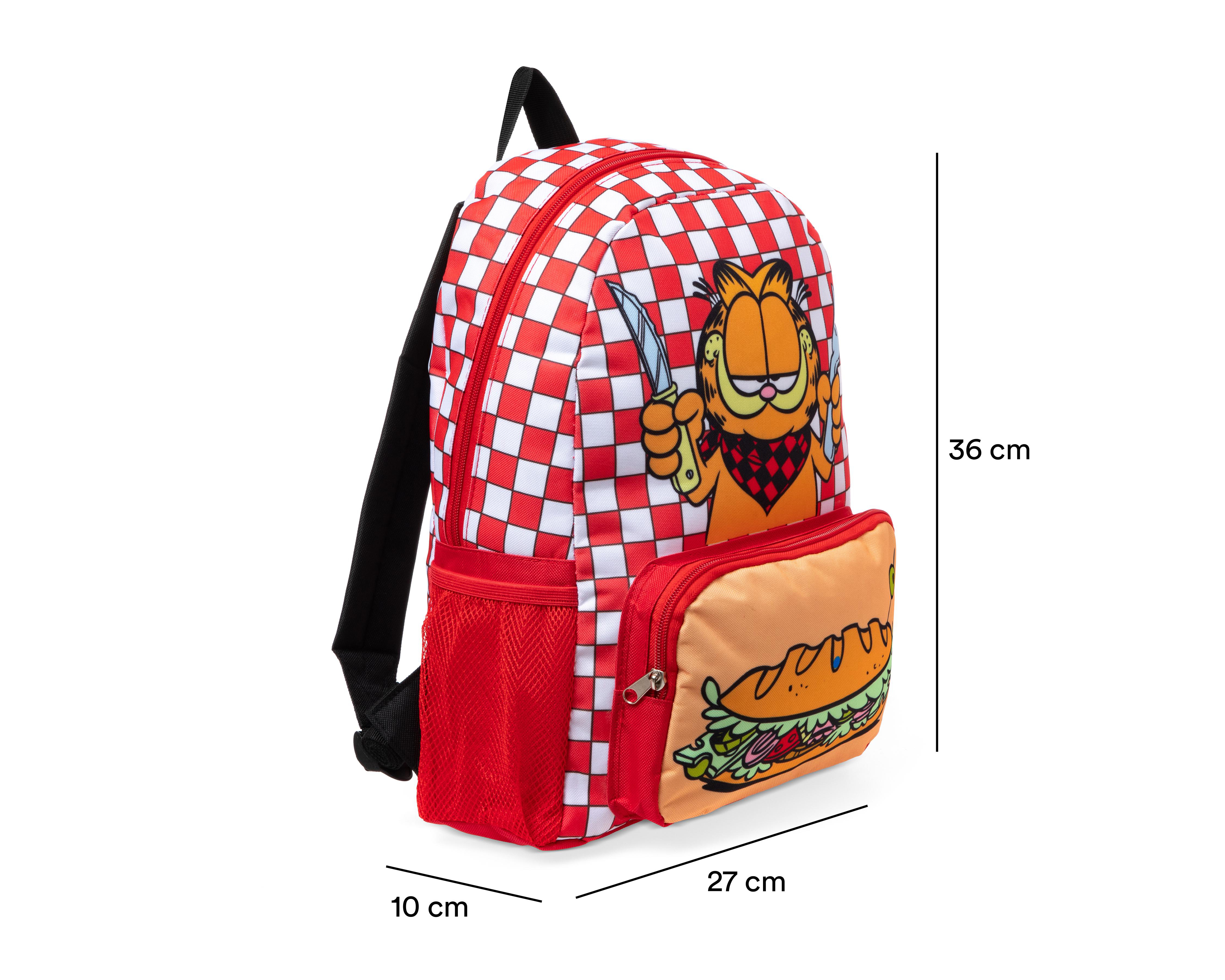 Foto 8 pulgar | Mochila Garfield Roja
