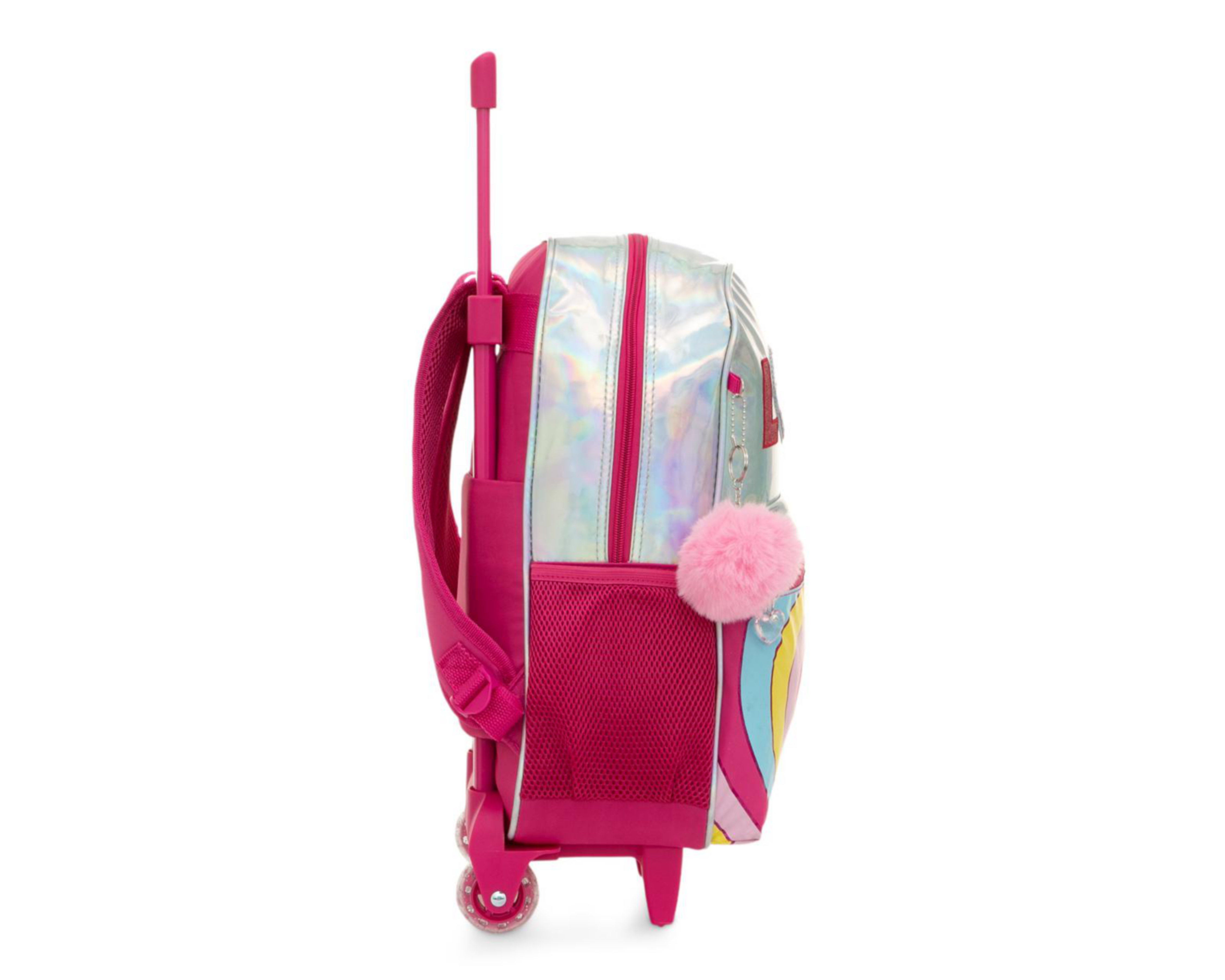 Foto 4 pulgar | Mochila con Ruedas Girls Attitude Rosa