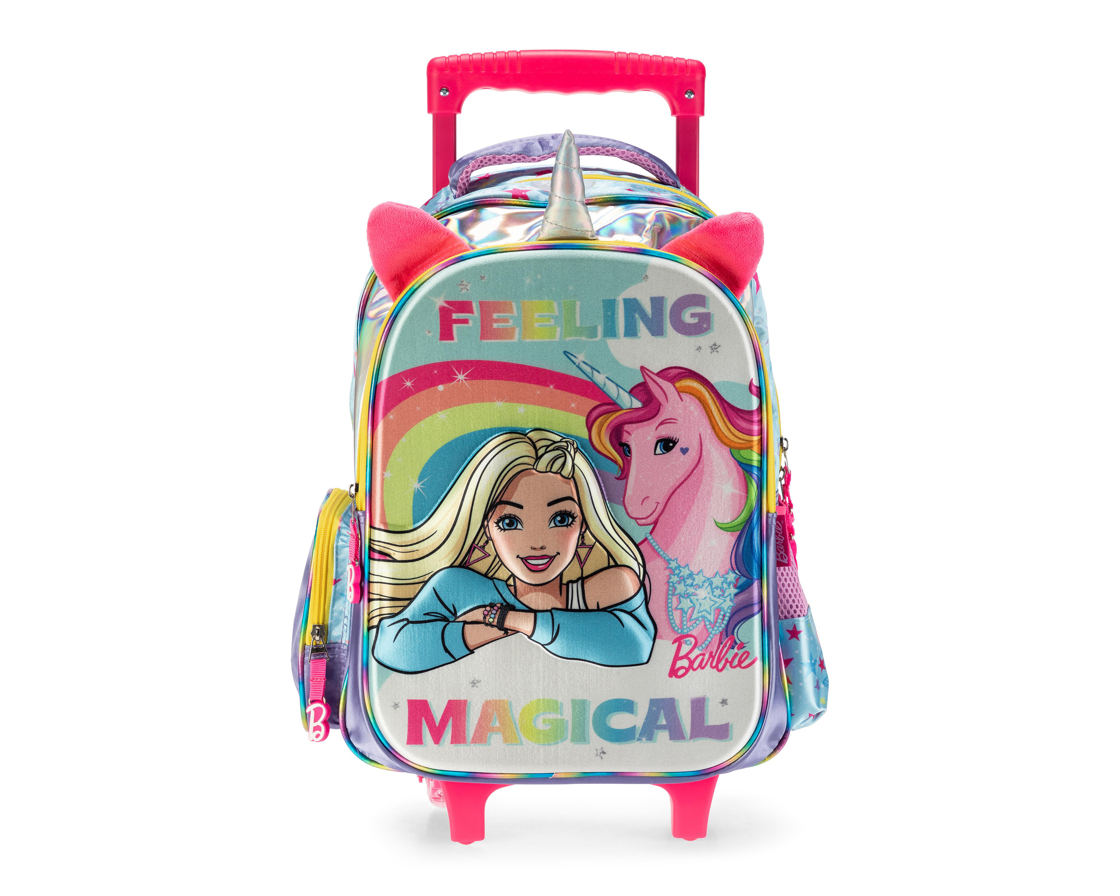 Mochila con Ruedas Barbie Multicolor