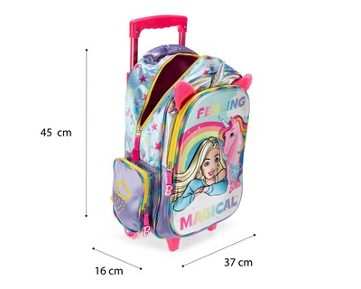 Foto 8 | Mochila con Ruedas Barbie Multicolor