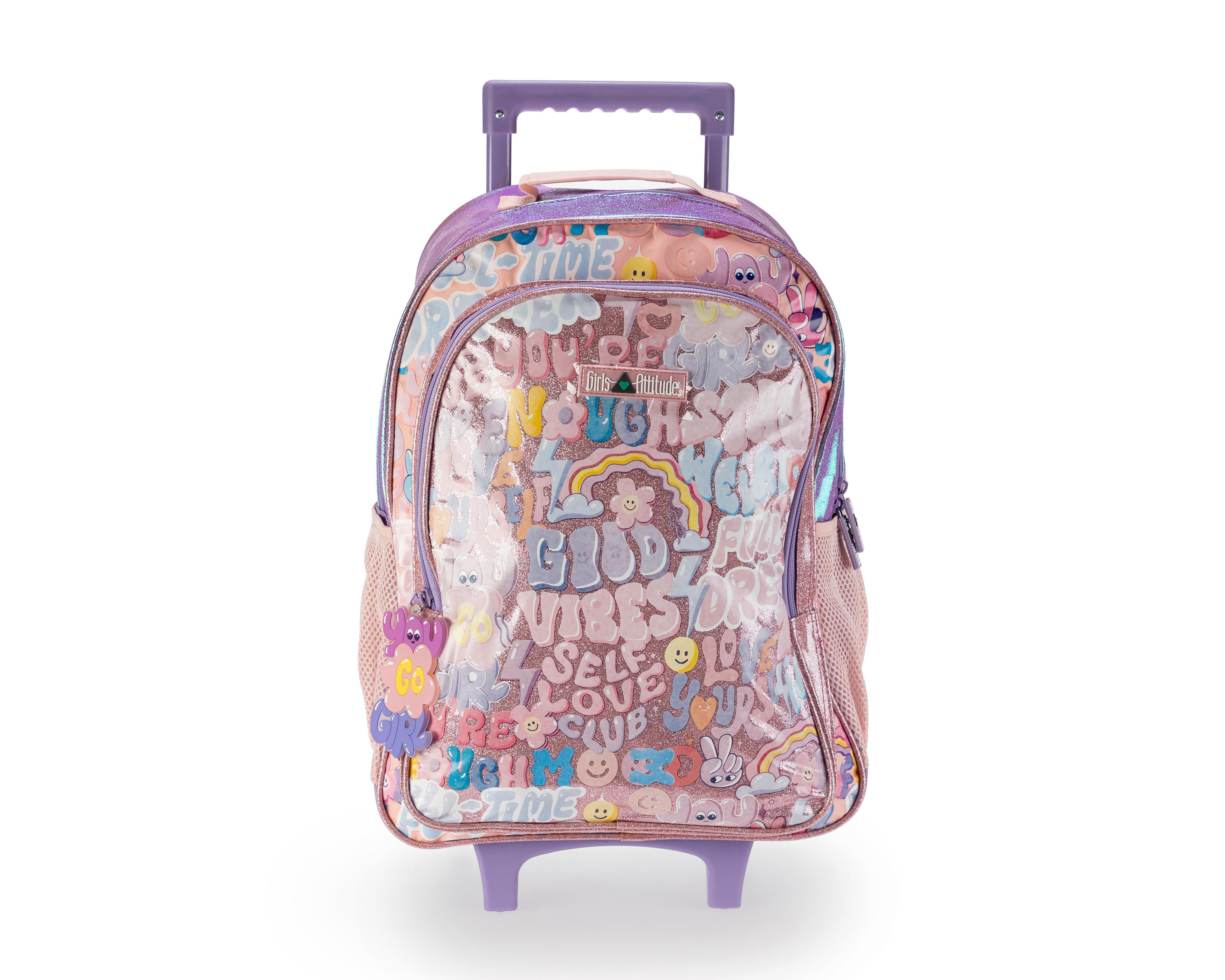 Foto 2 pulgar | Mochila Girls Attitude Rosa