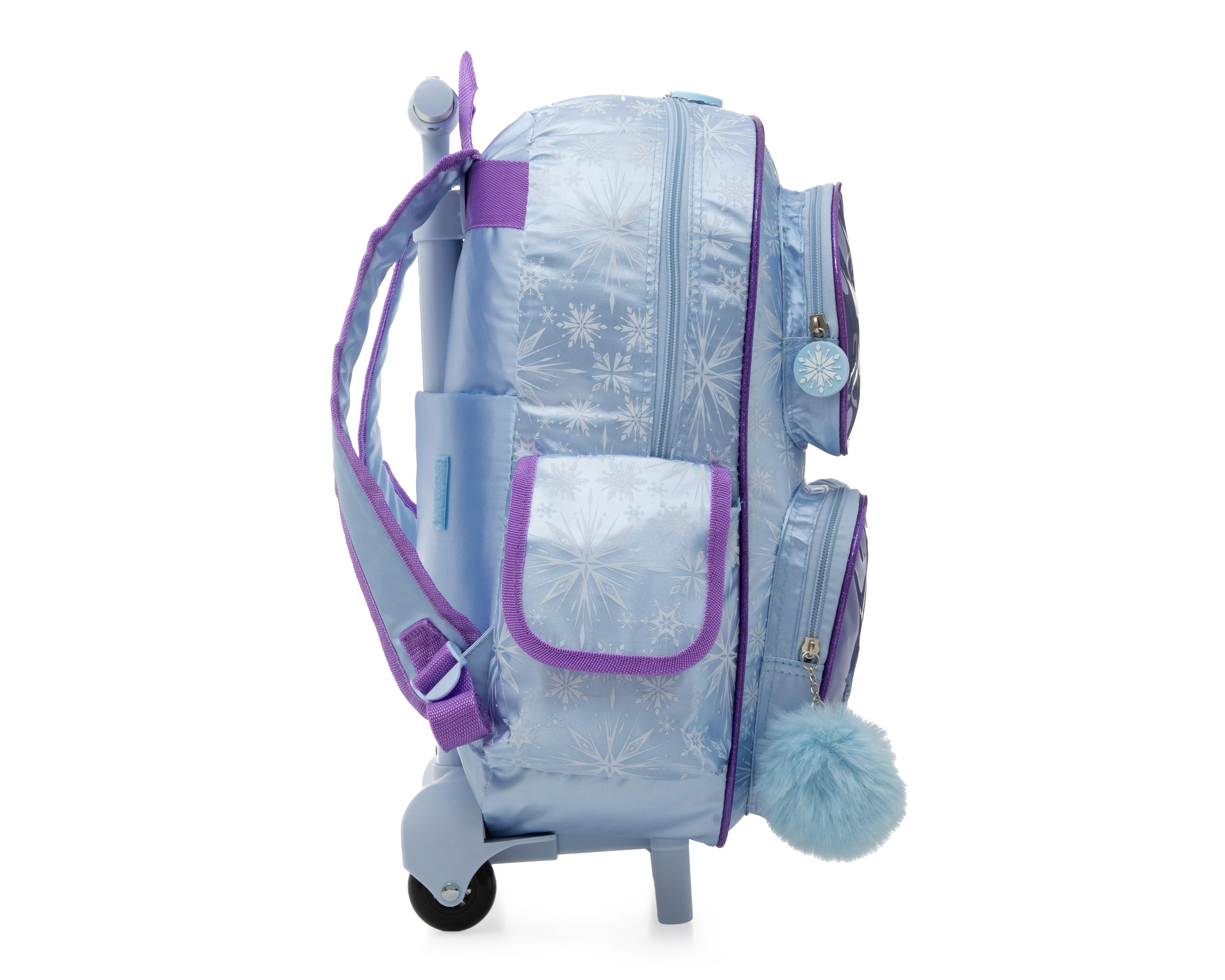 Foto 4 pulgar | Mochila con Ruedas Disney Frozen con Asa Retráctil