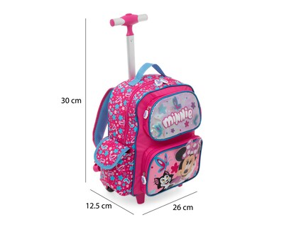 Foto 7 | Mochila con Ruedas Disney Minnie Mouse Rosa