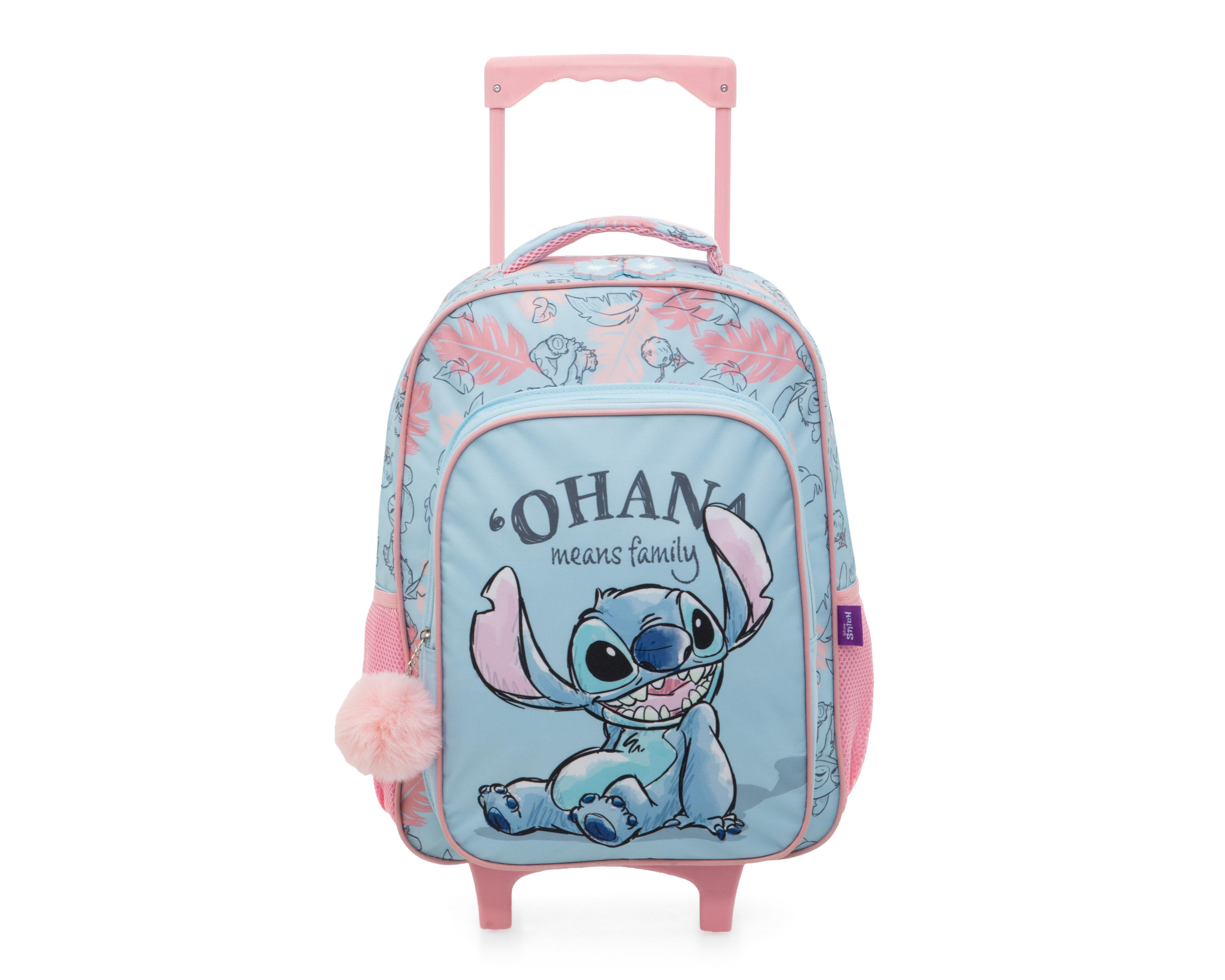 Foto 3 pulgar | Mochila con Ruedas Disney Stitch con Accesorios