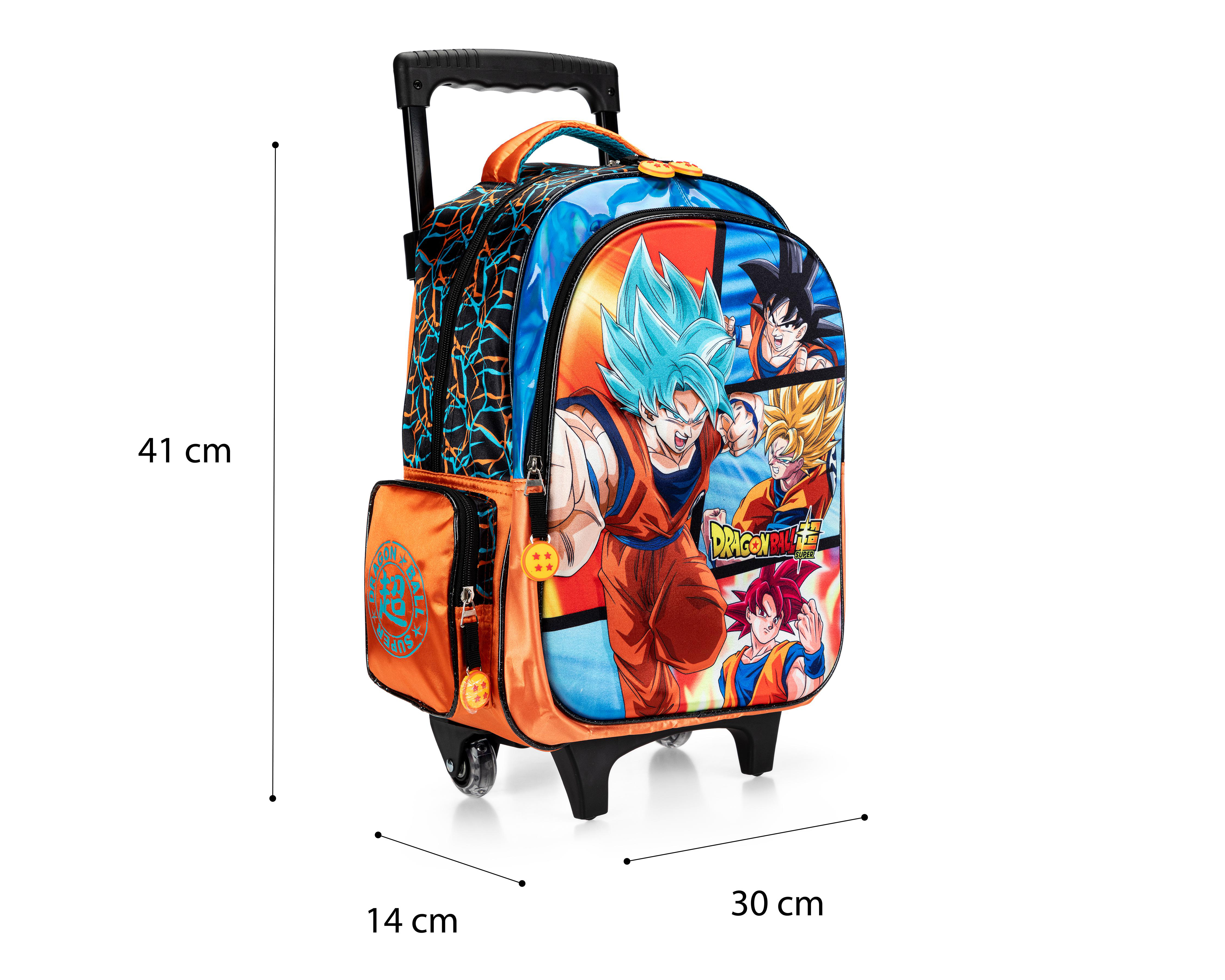 Foto 9 pulgar | Mochila con Ruedas Dragon Ball Super Multicolor