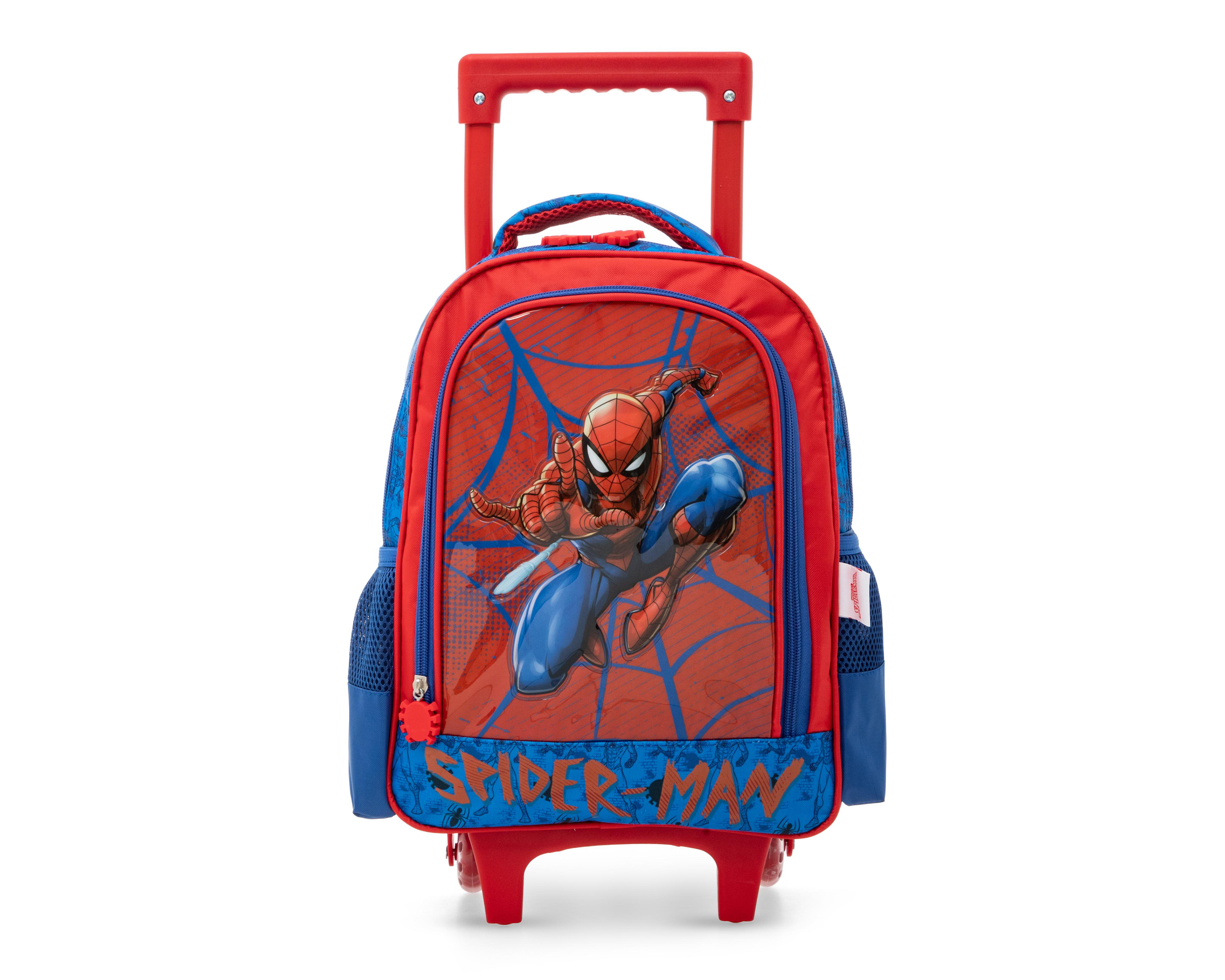 Foto 2 pulgar | Mochila con Ruedas Marvel Spider-Man Roja