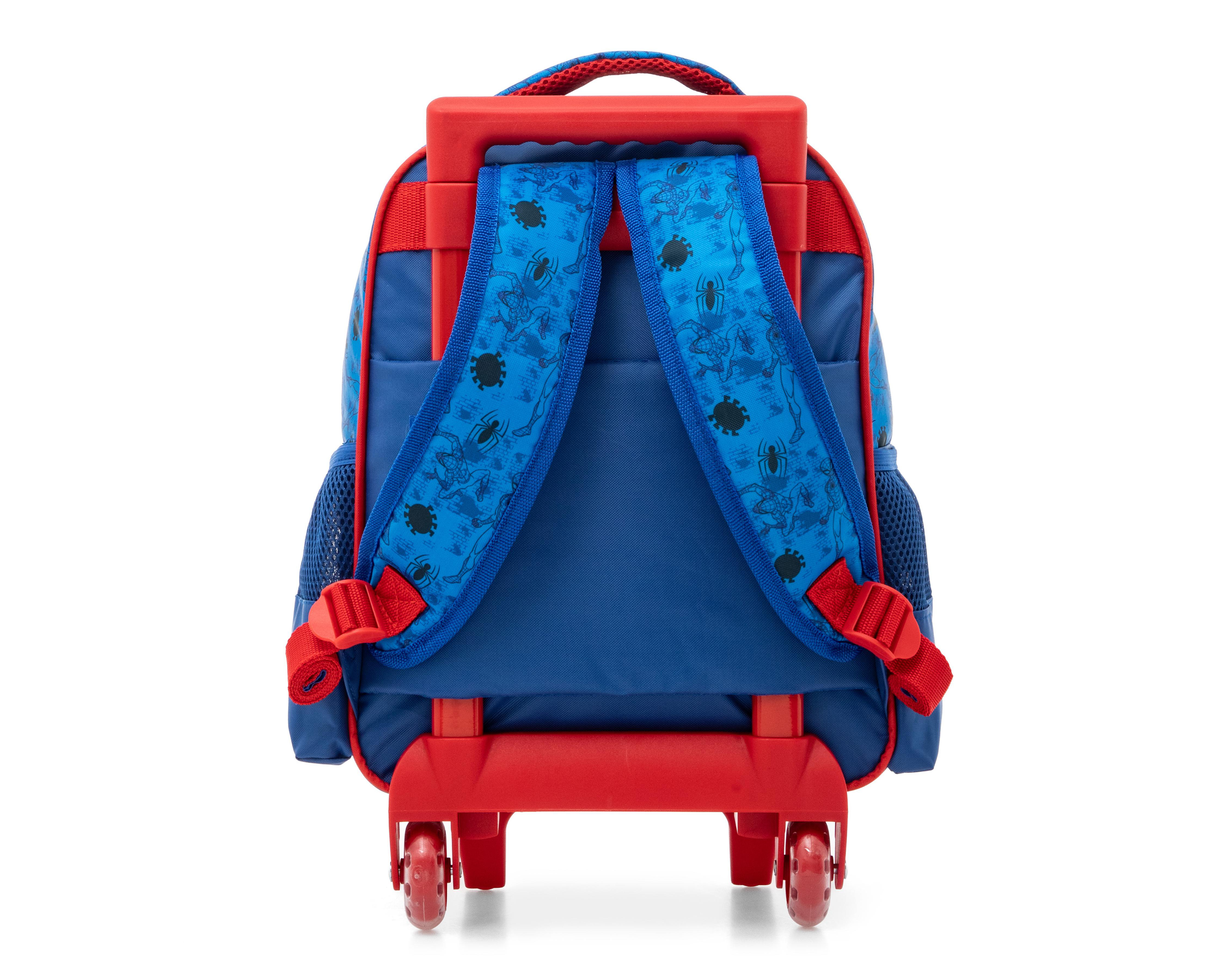 Foto 5 pulgar | Mochila con Ruedas Marvel Spider-Man Roja