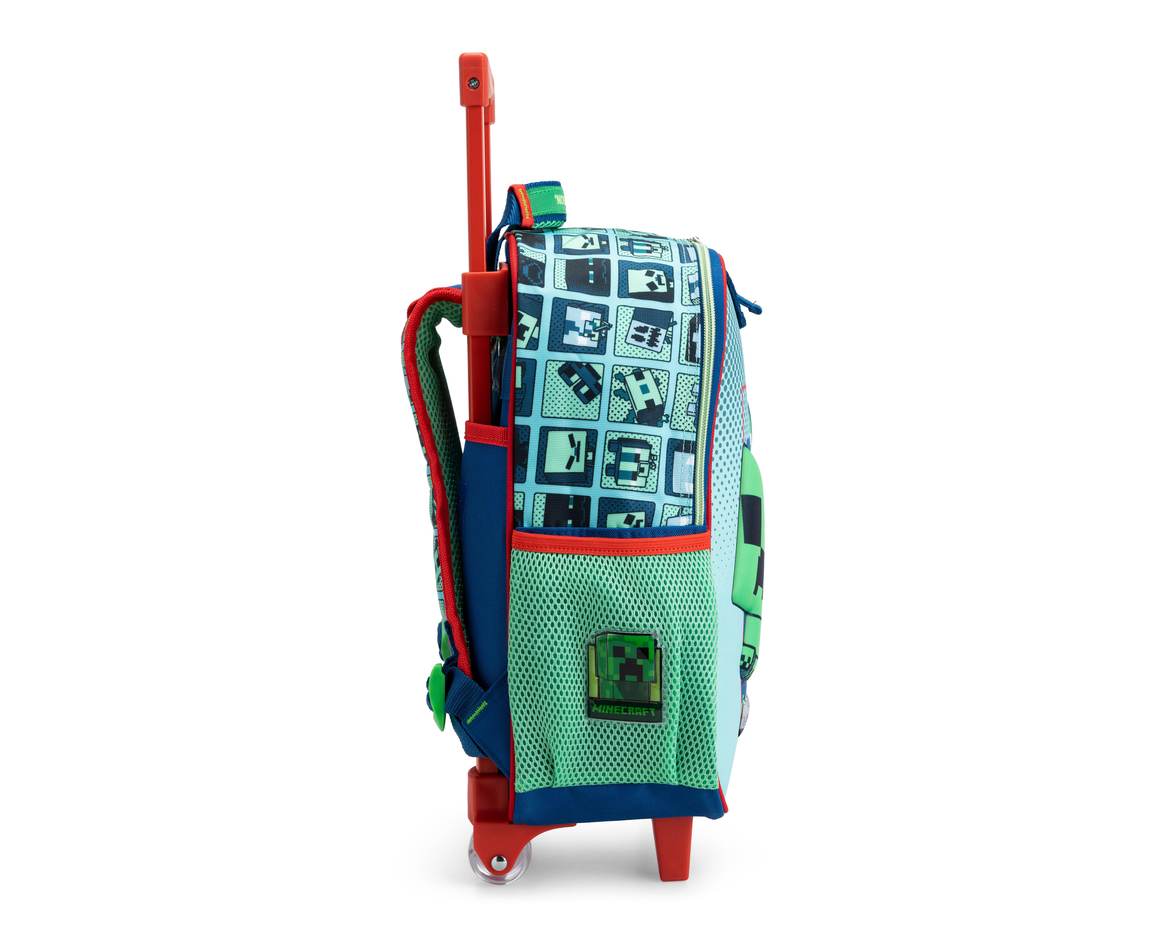 Foto 3 | Mochila con Ruedas Chenson Minecraft Verde