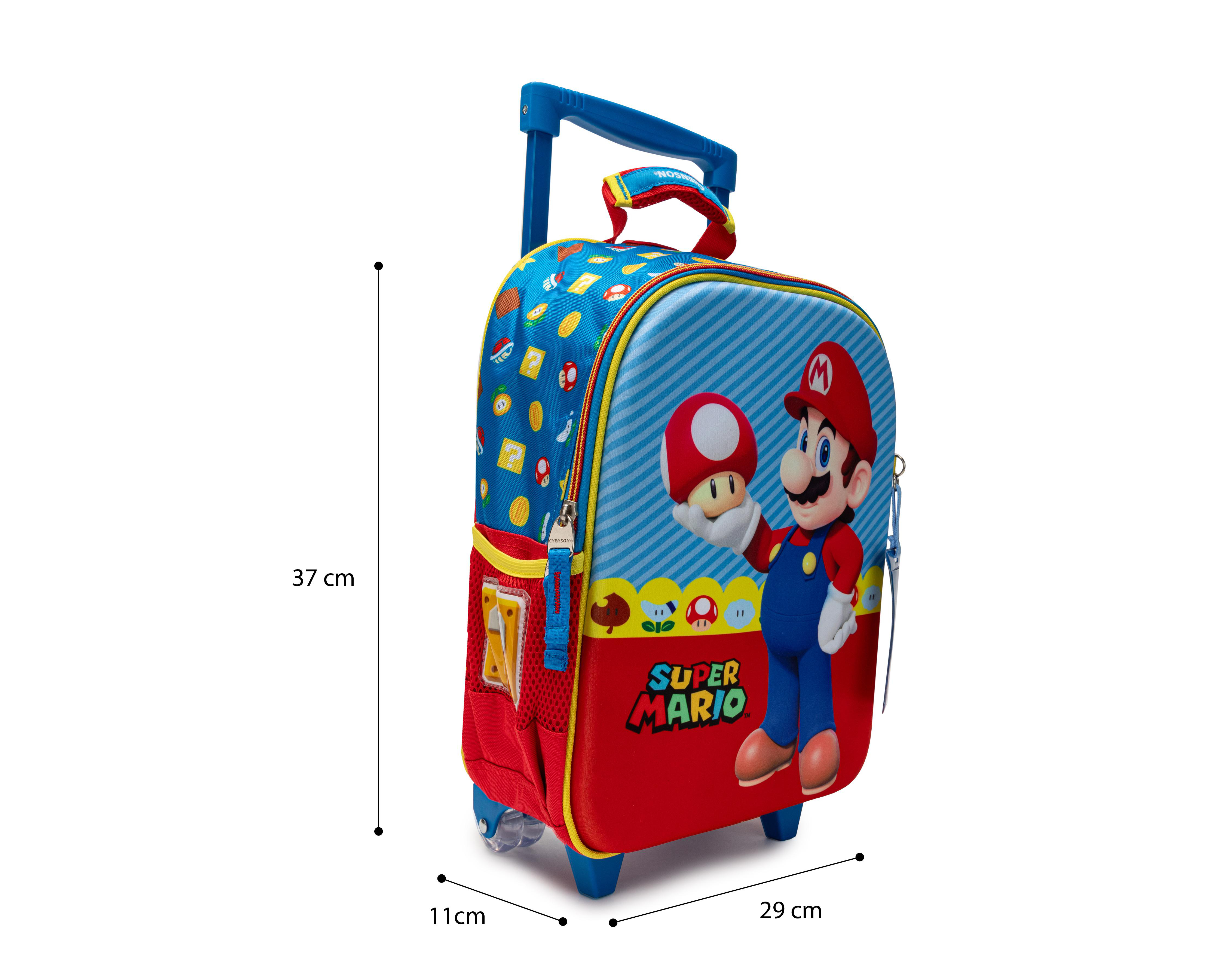 Foto 9 pulgar | Mochila con Ruedas Chenson Super Mario