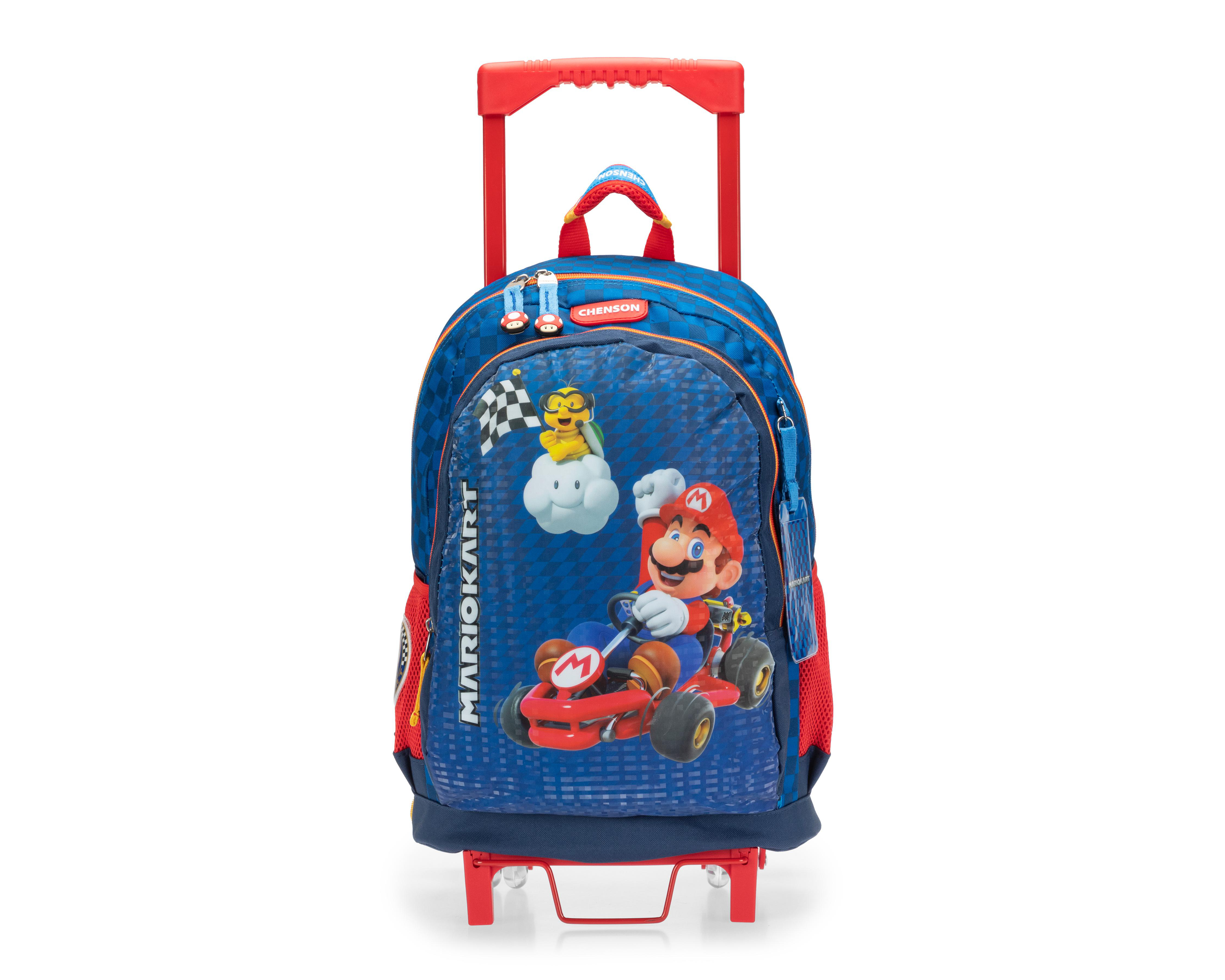 Mochila con Ruedas Chenson Super Mario Azul