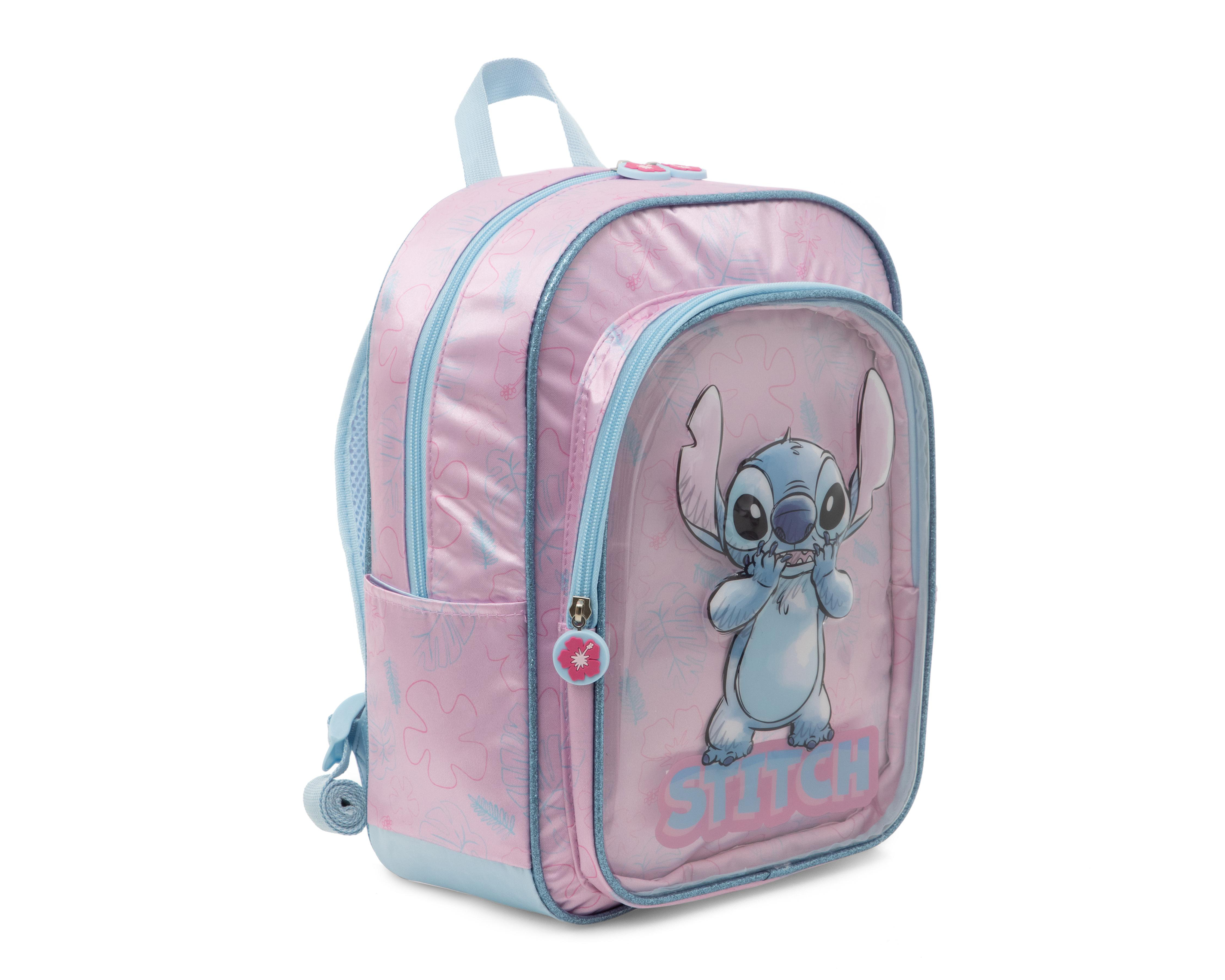 Foto 3 pulgar | Mochila Disney Stitch Rosa