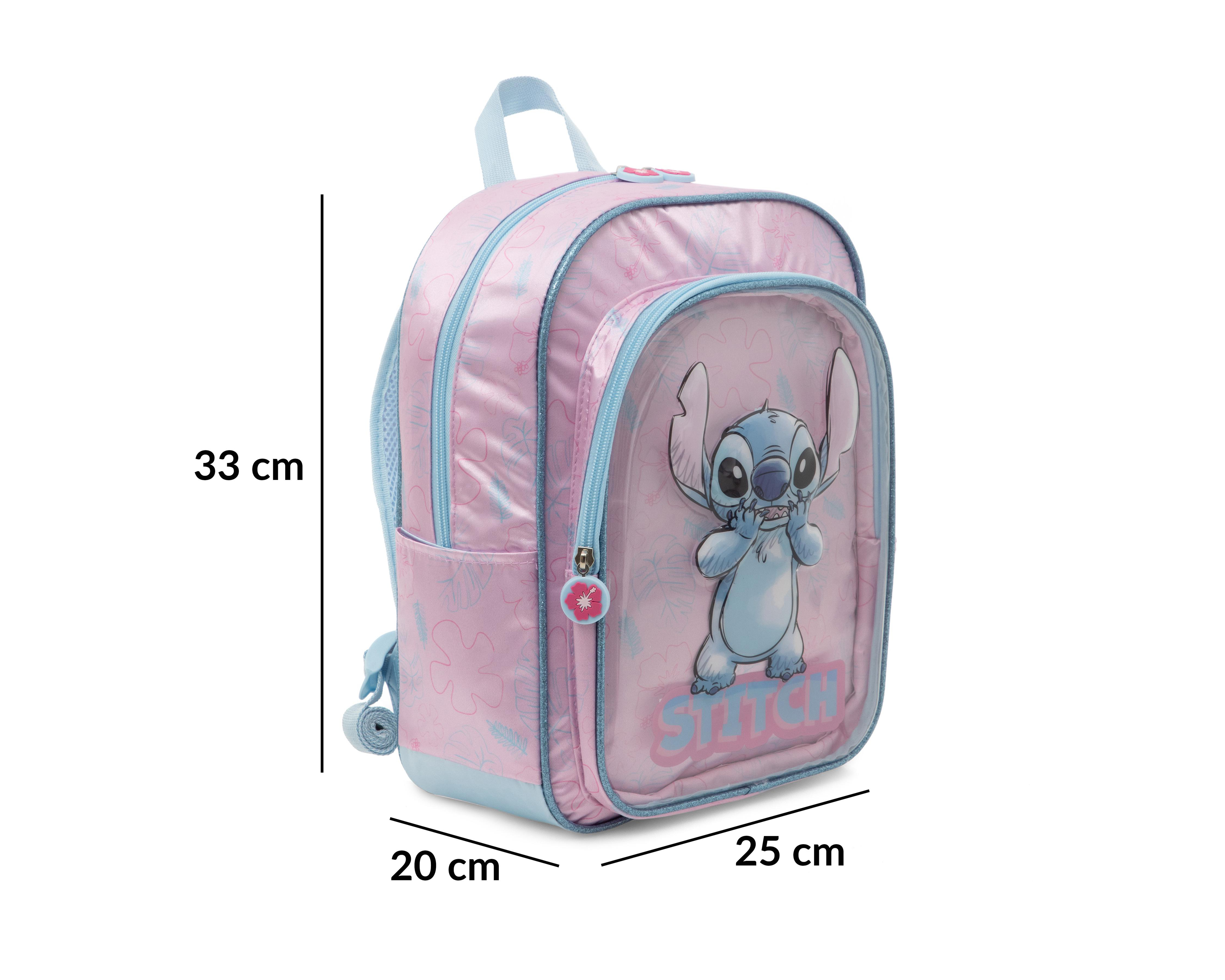 Foto 8 pulgar | Mochila Disney Stitch Rosa