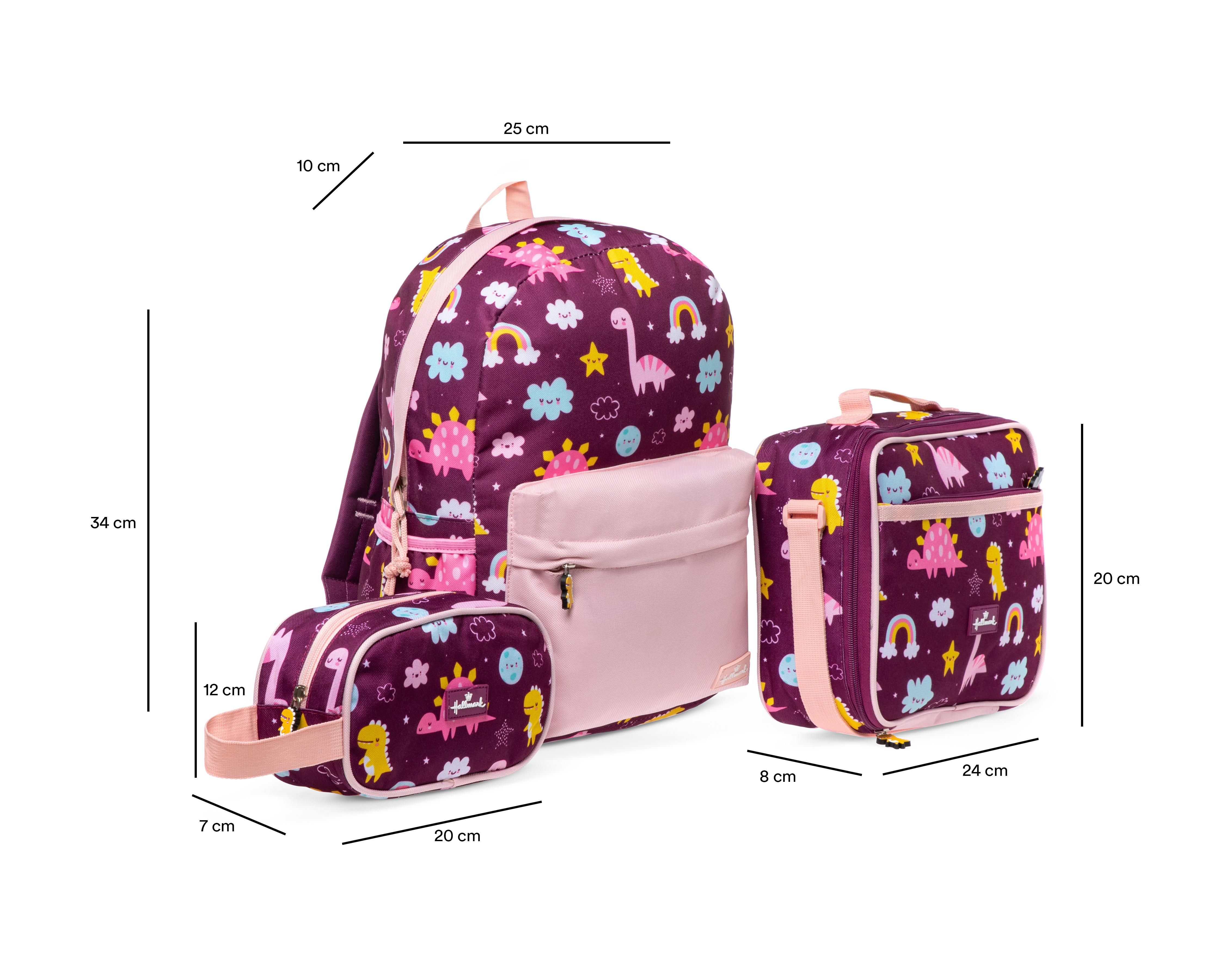 Foto 7 | Mochila Escolar Hallmark con Lonchera y Lapicera