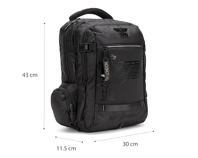 Foto 7 | Mochila Boy London Negra