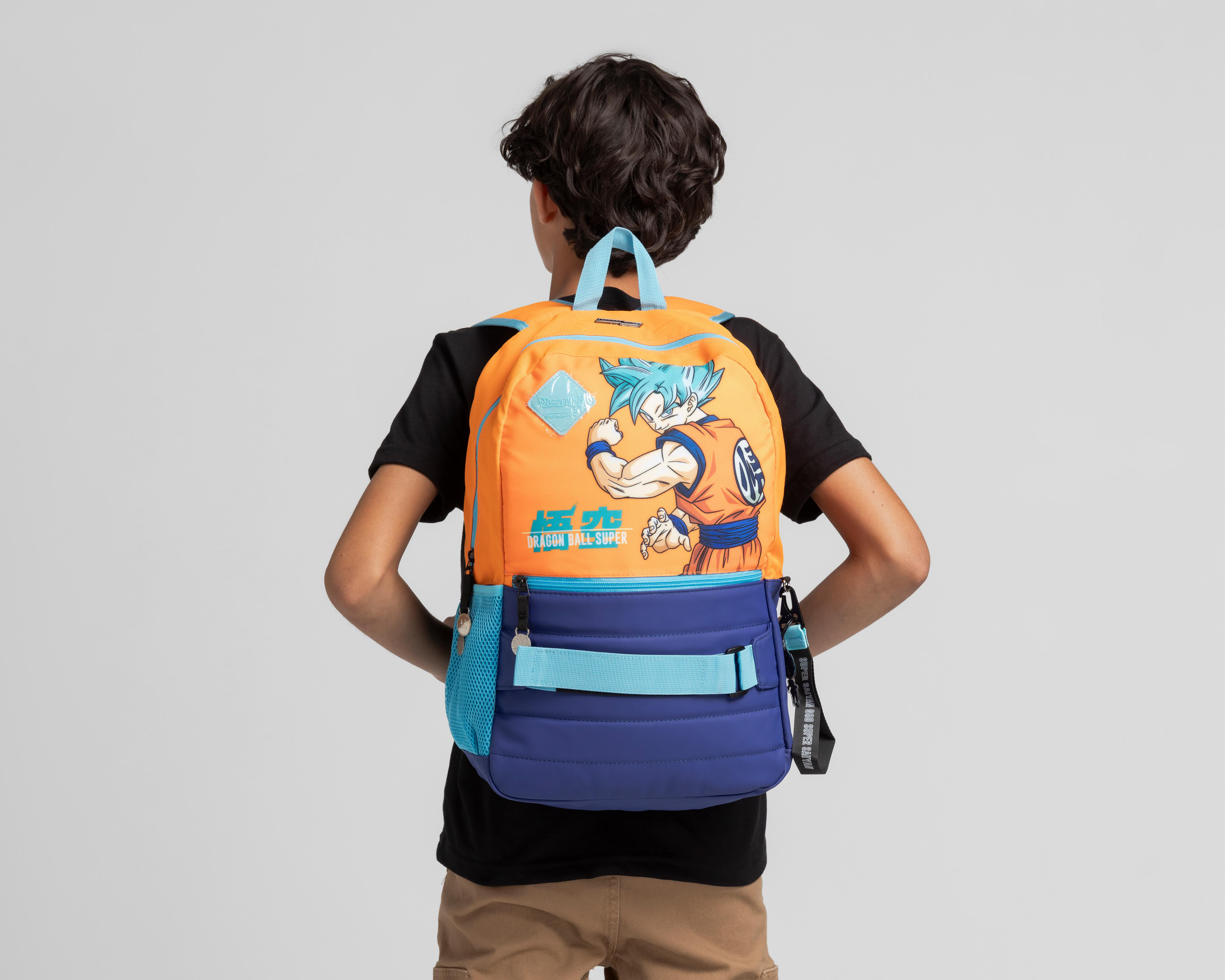 Foto 8 | Mochila Dragon Ball Super Anaranjada