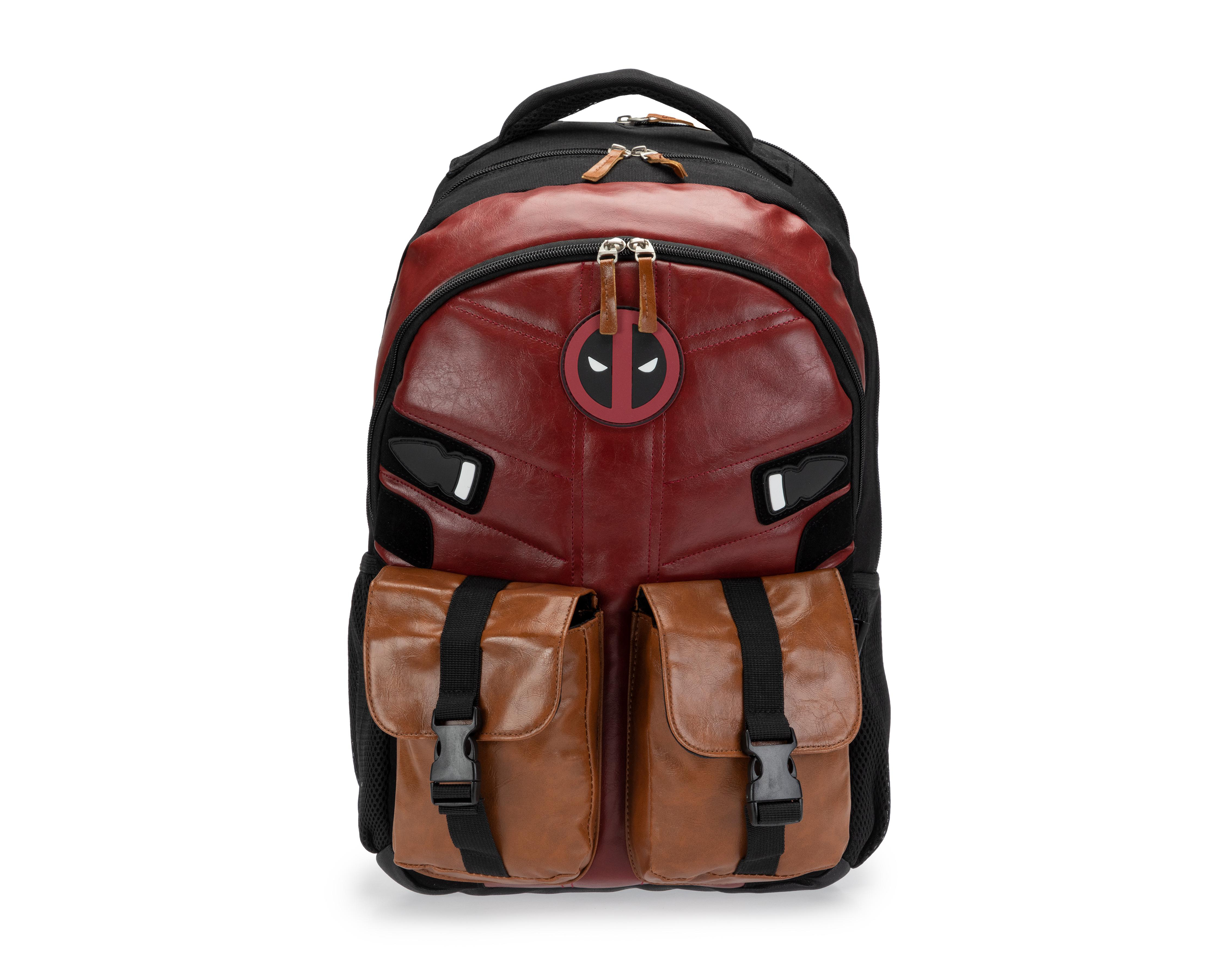 Foto 2 pulgar | Mochila Marvel Deadpool Negra