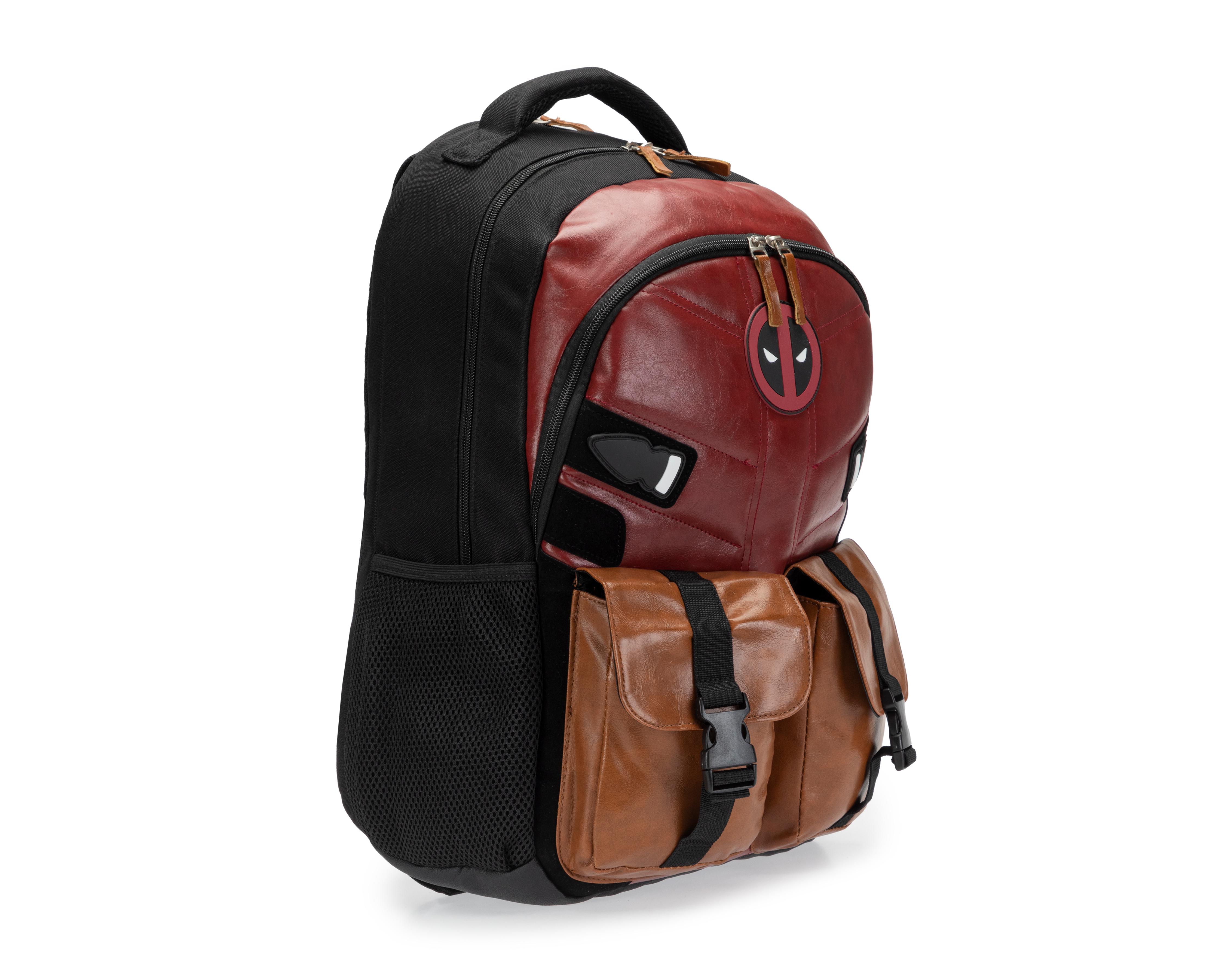 Foto 3 pulgar | Mochila Marvel Deadpool Negra