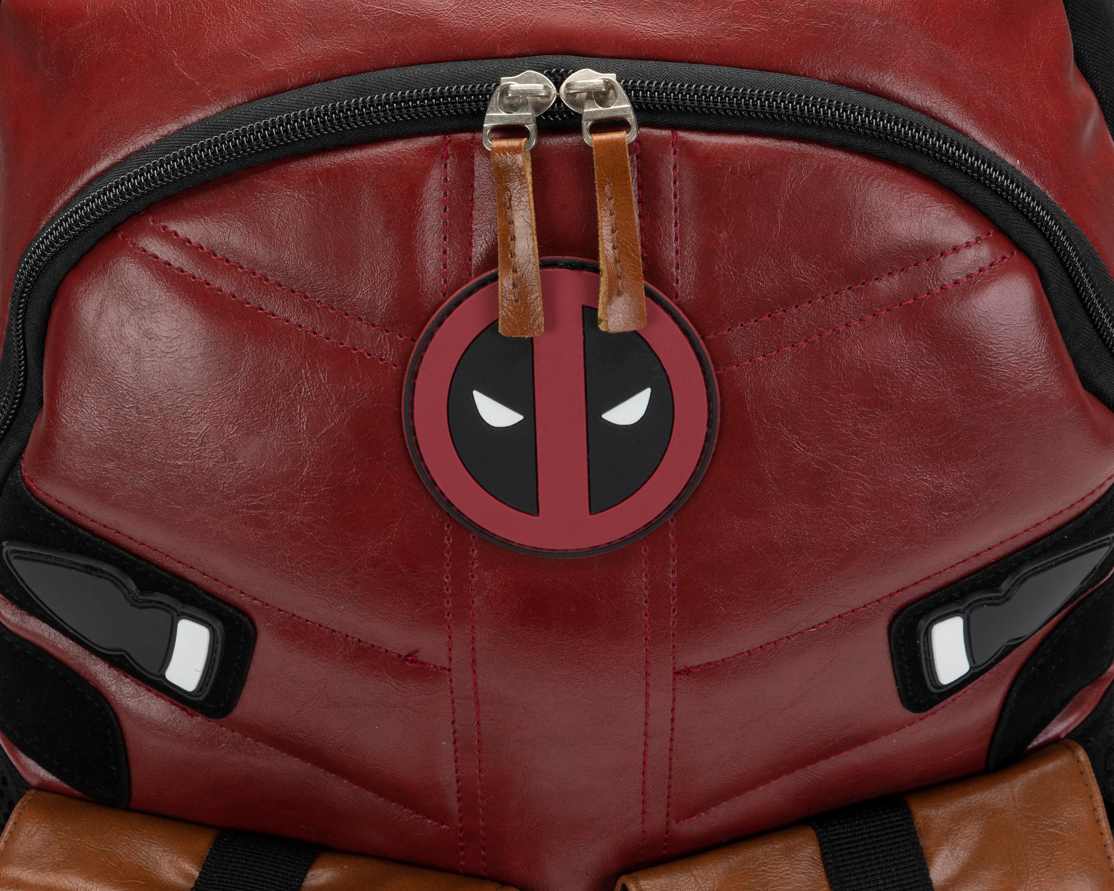 Foto 6 pulgar | Mochila Marvel Deadpool Negra