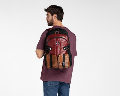 Foto 8 | Mochila Marvel Deadpool Negra