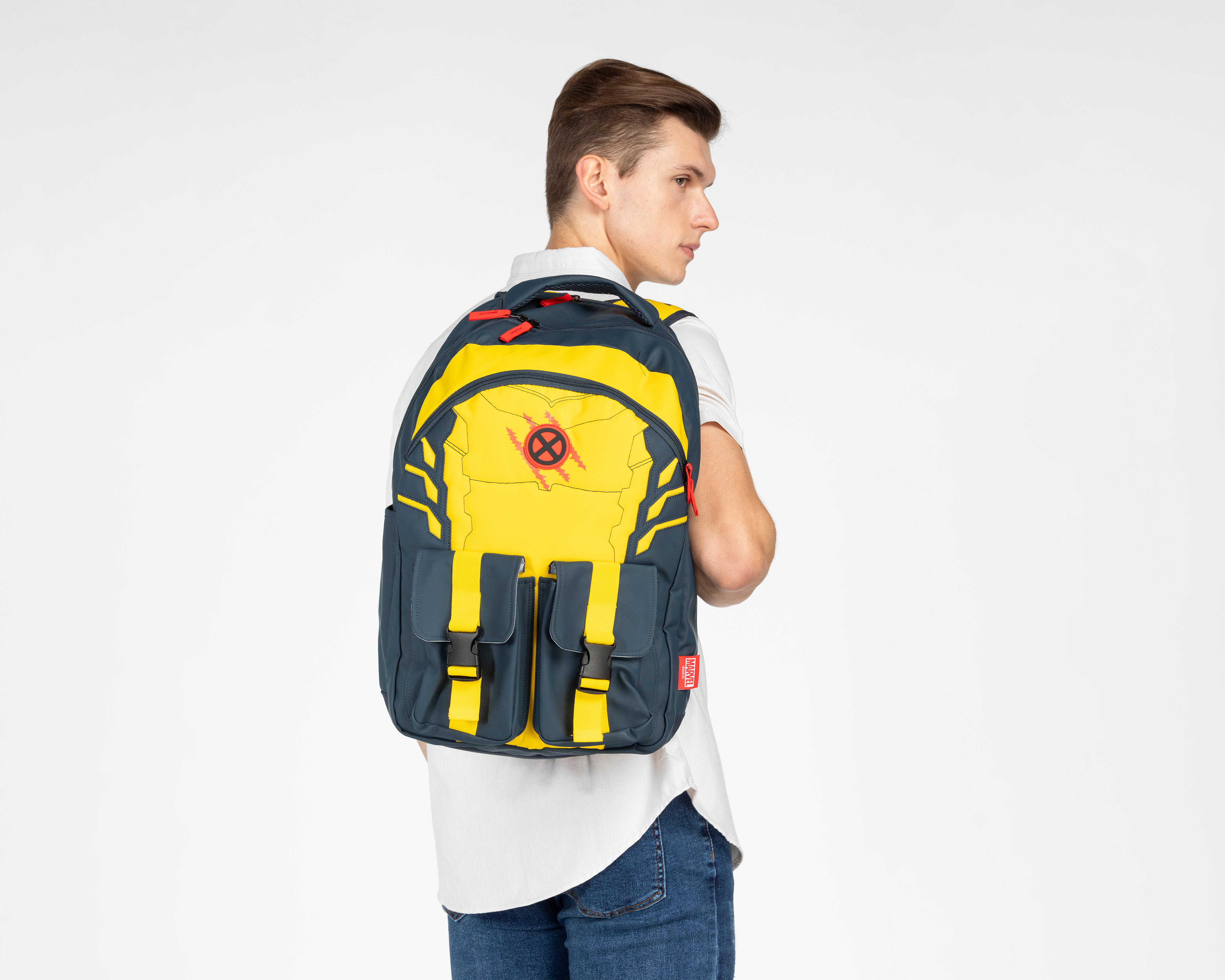 Foto 9 pulgar | Mochila Marvel Wolverine Azul