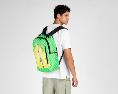 Foto 8 | Mochila Escolar Rick & Morty Verde