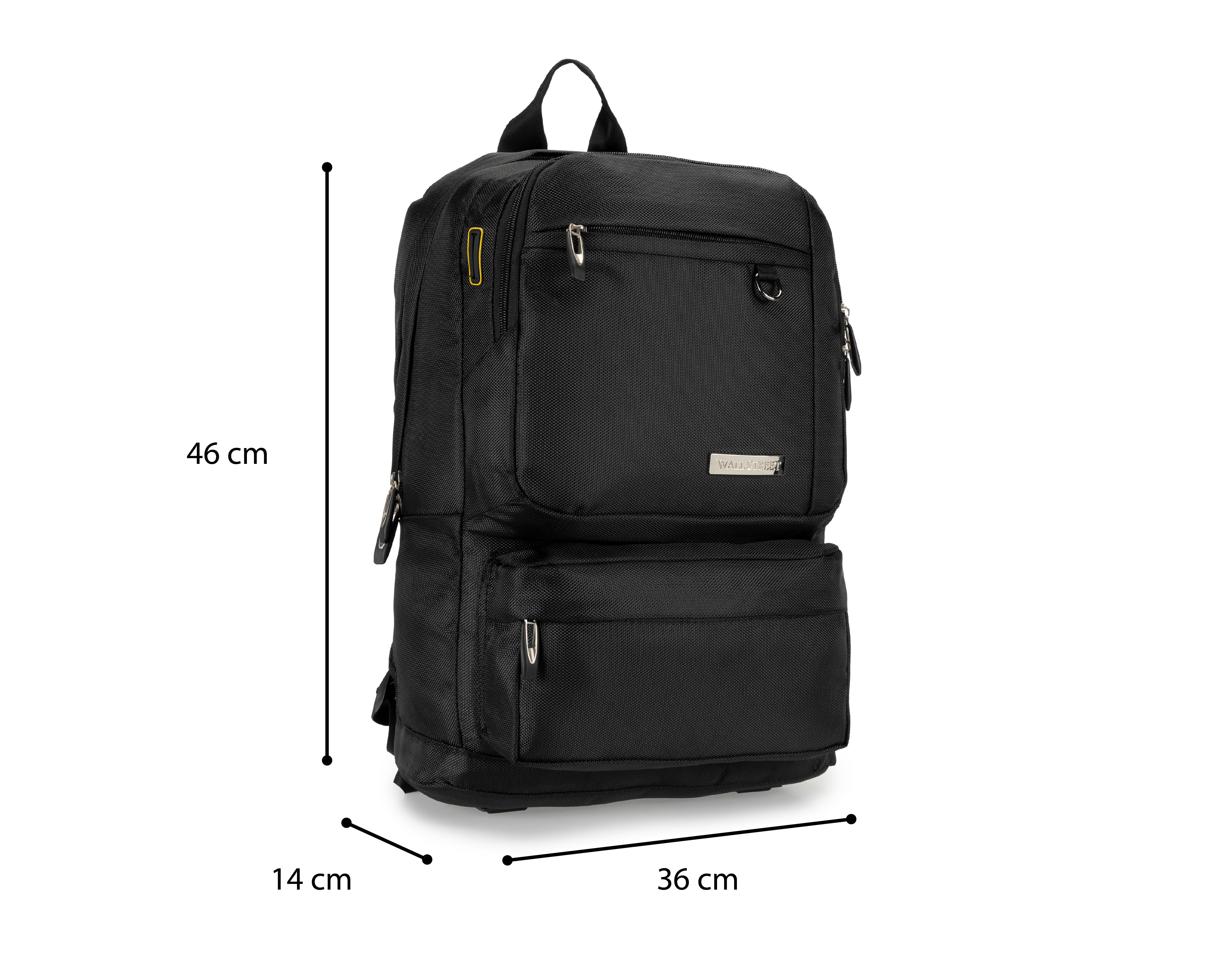 Foto 8 pulgar | Mochila Wall Street Negra