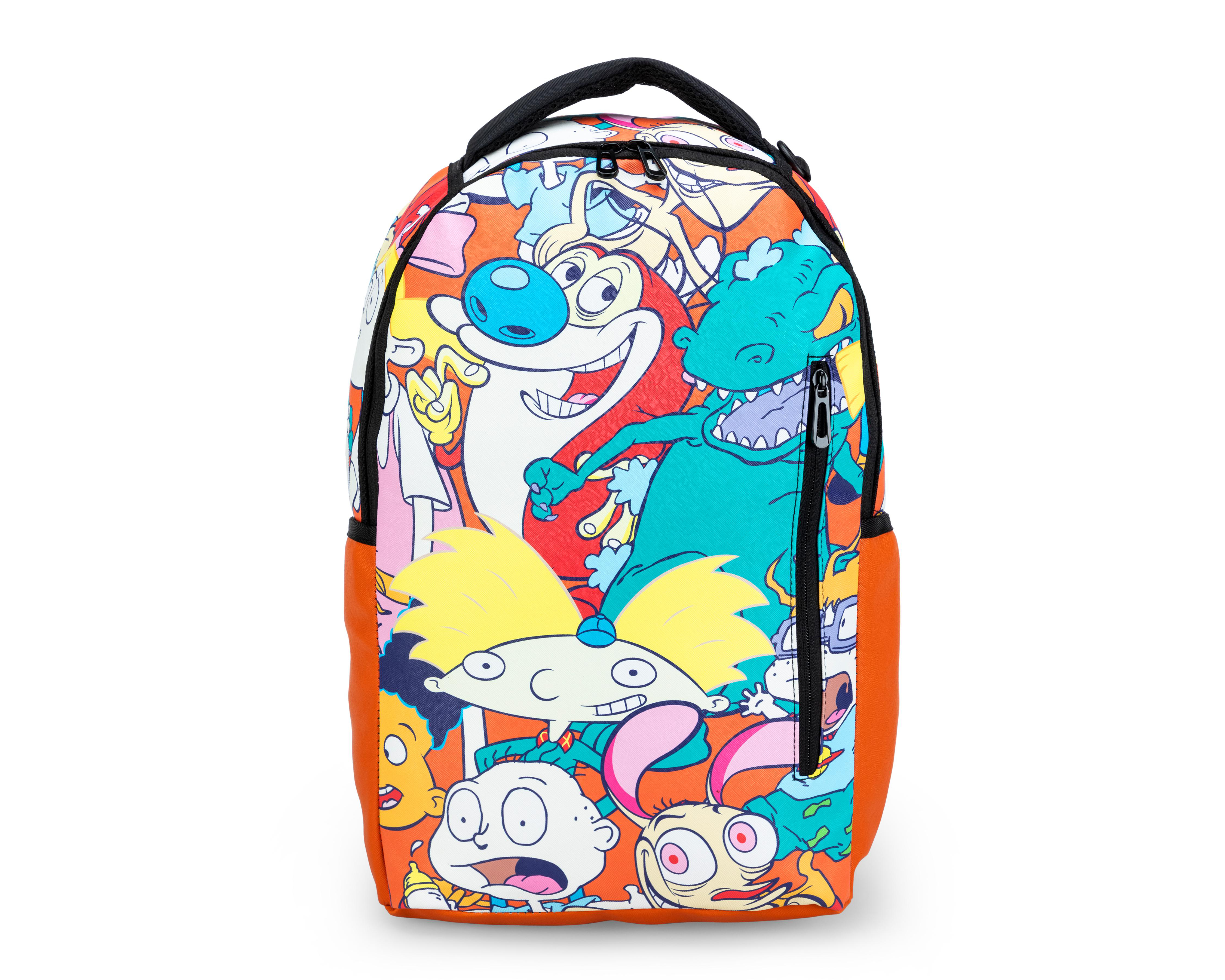 Mochila Escolar Nickelodeon Estampada