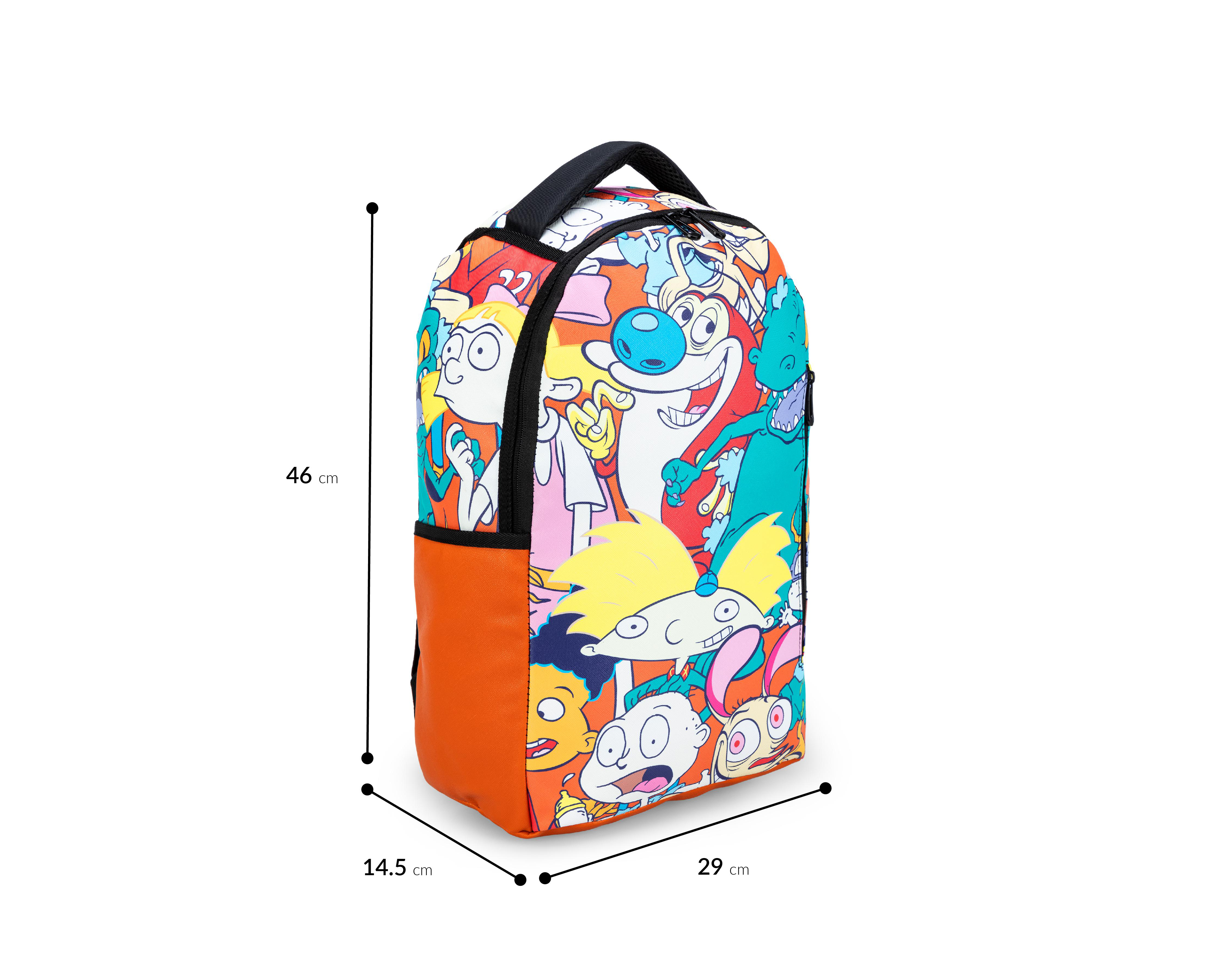 Foto 8 pulgar | Mochila Escolar Nickelodeon Estampada