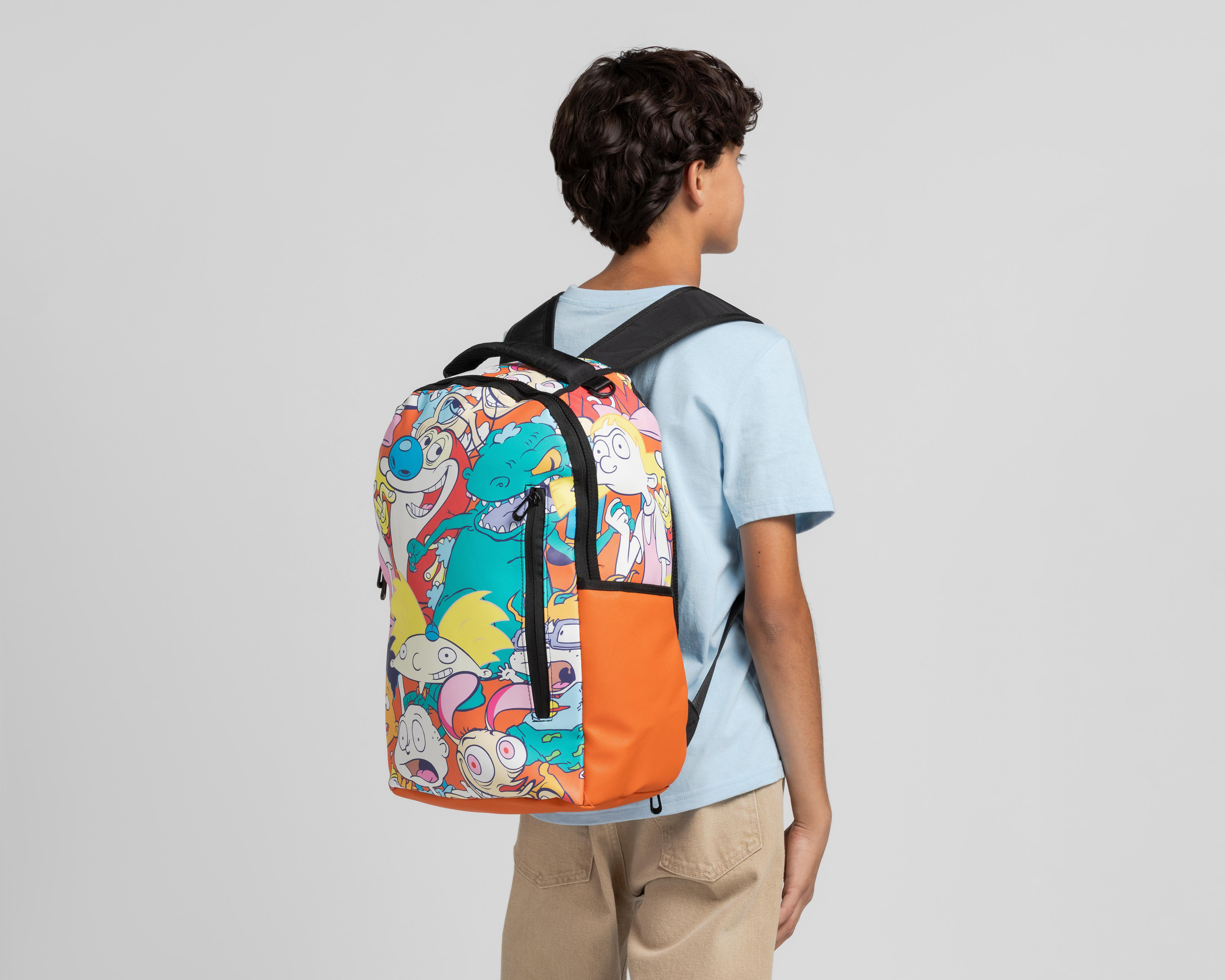 Foto 9 pulgar | Mochila Escolar Nickelodeon Estampada
