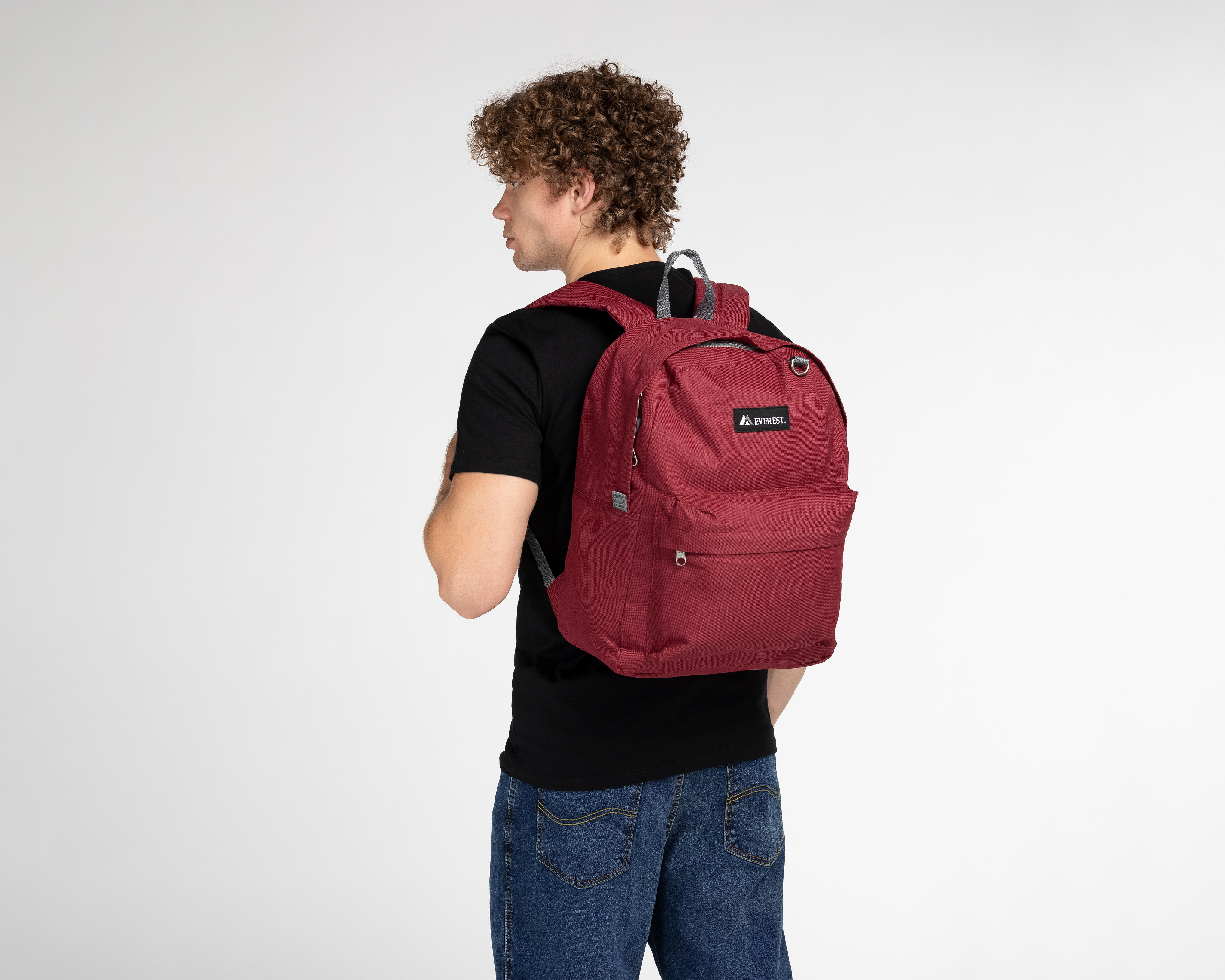 Foto 8 pulgar | Mochila Everest Burgundy