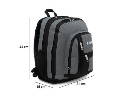 Foto 7 | Mochila Escolar Everest Gris