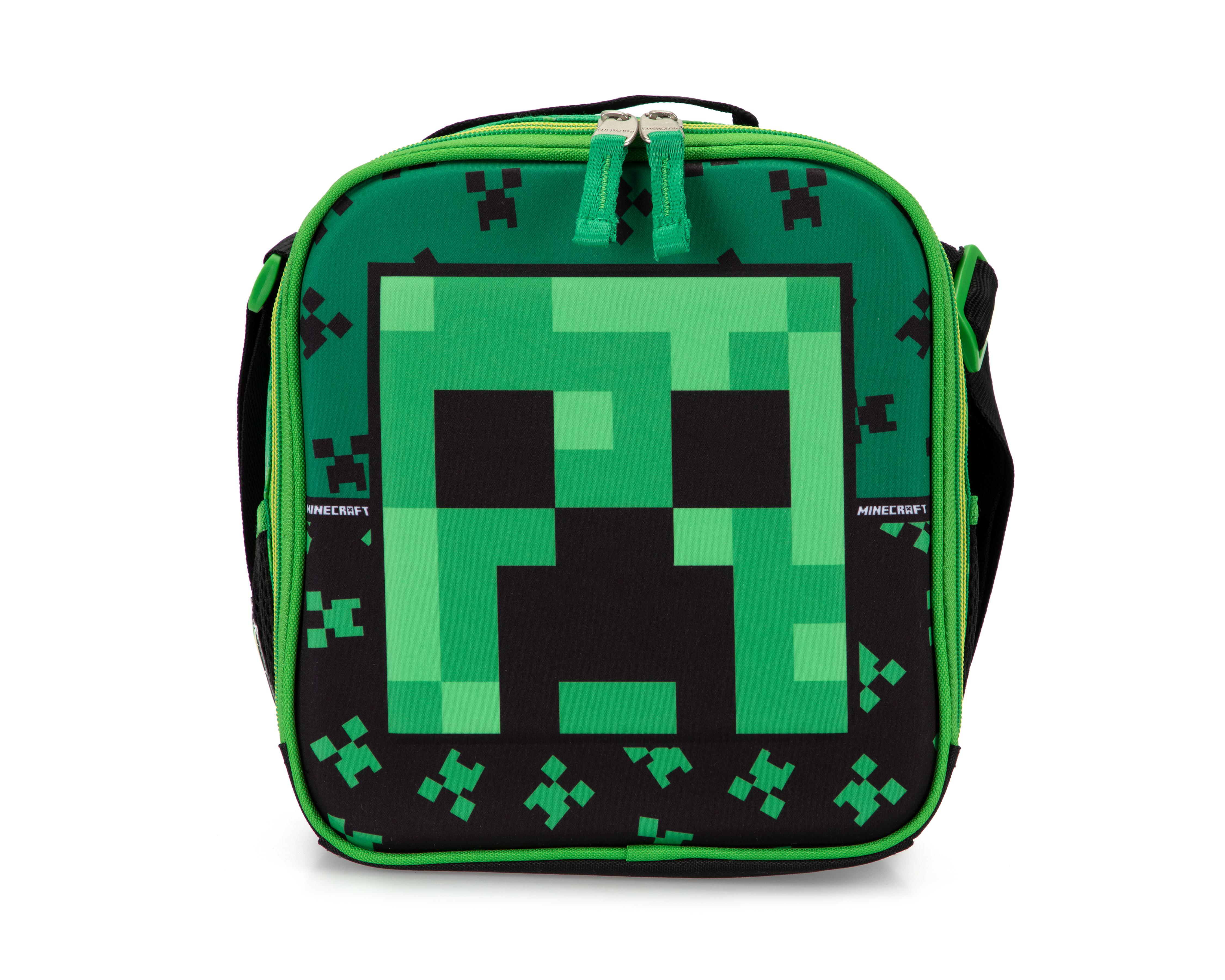 Lonchera Minecraft Verde