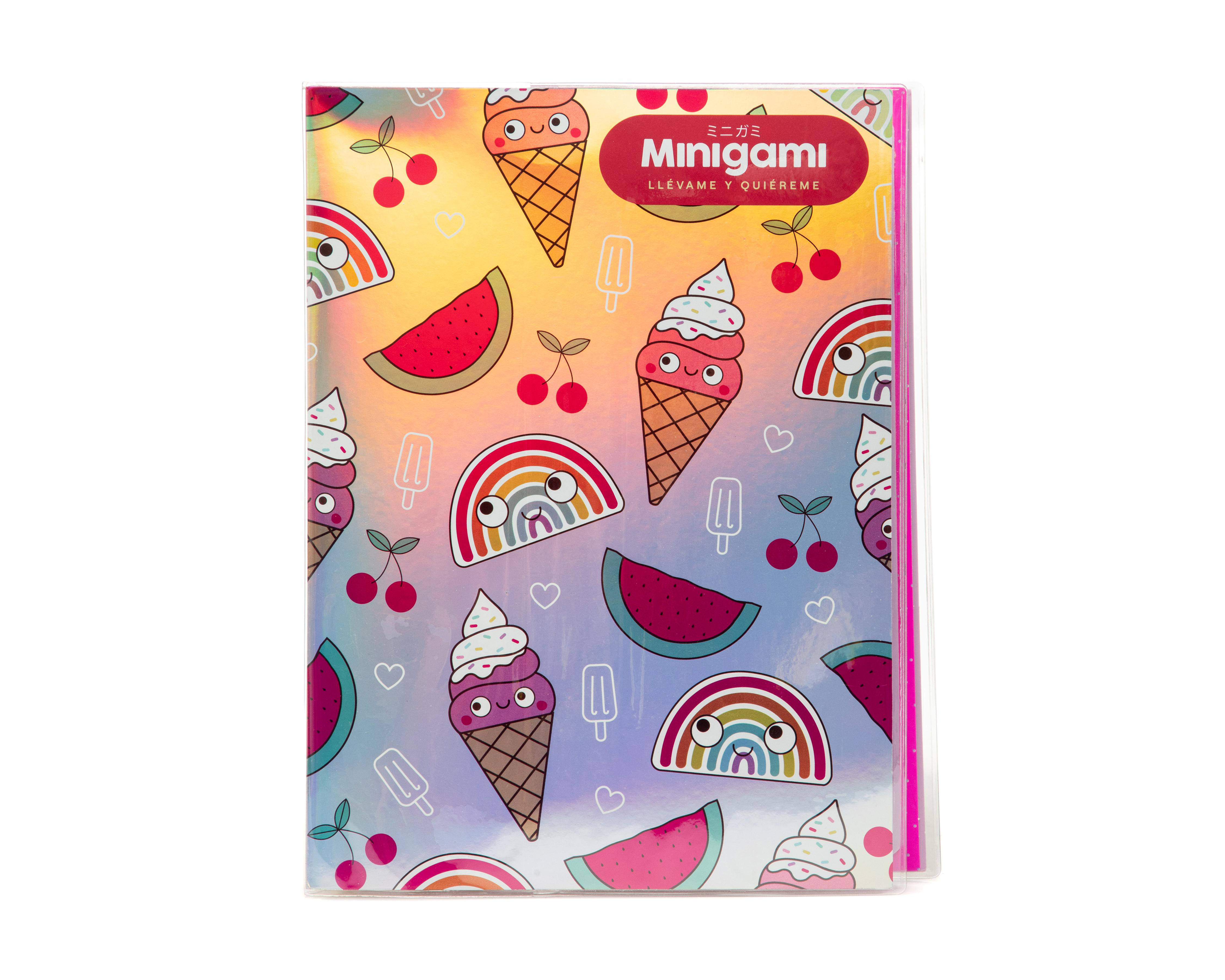 Cuaderno con Póst It Minigami