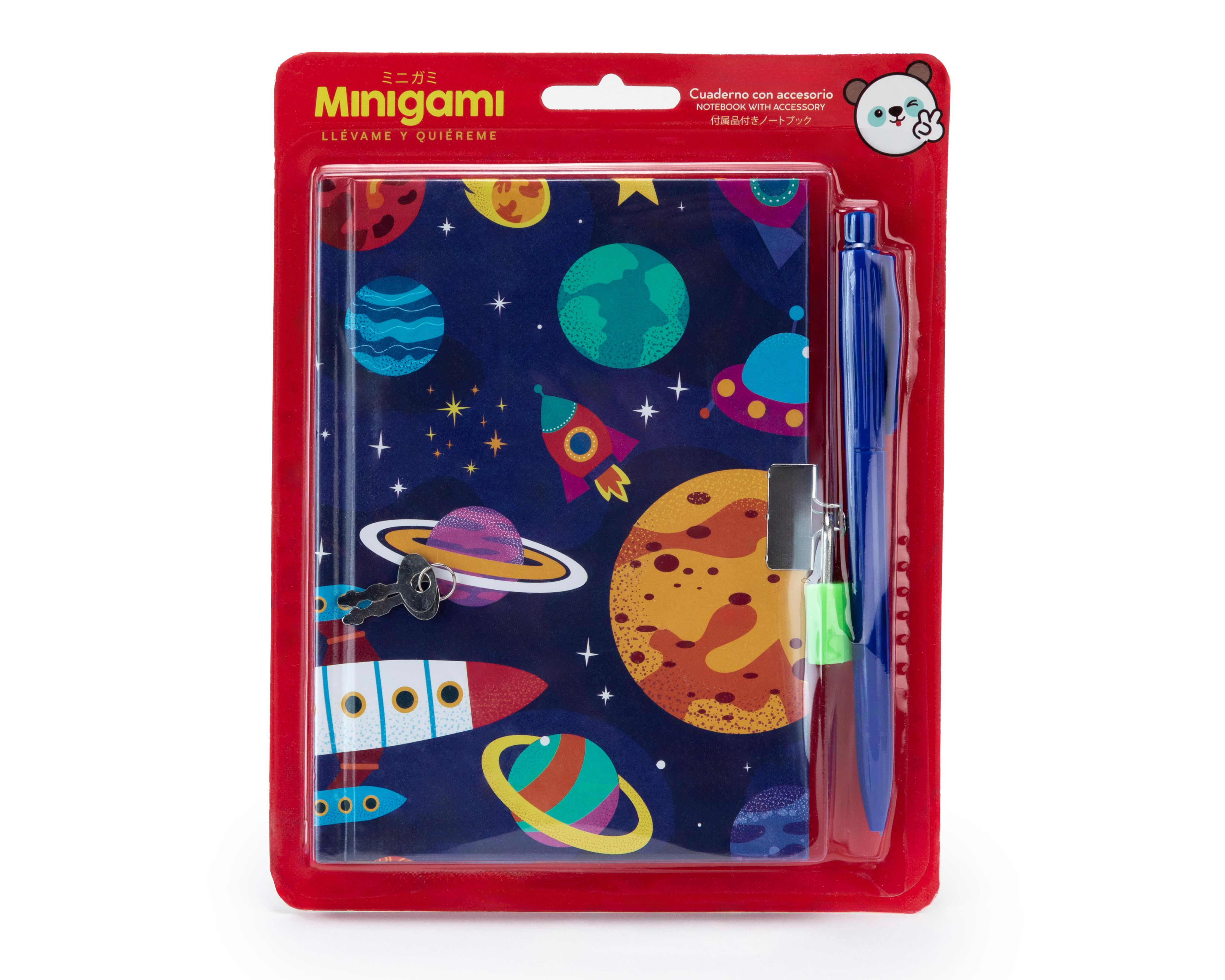 Cuaderno con Accesorio Minigami